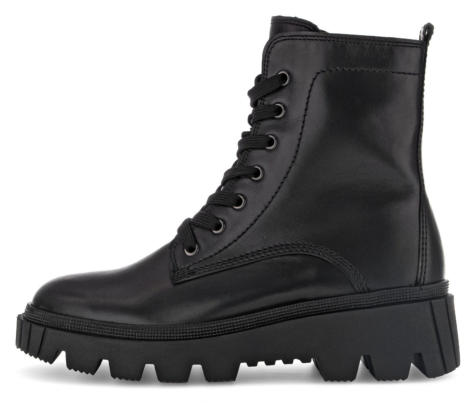 Gabor Schnürboots, Plateau, Schnürstiefelette, Chunky Boots mit Innenreissverschluss