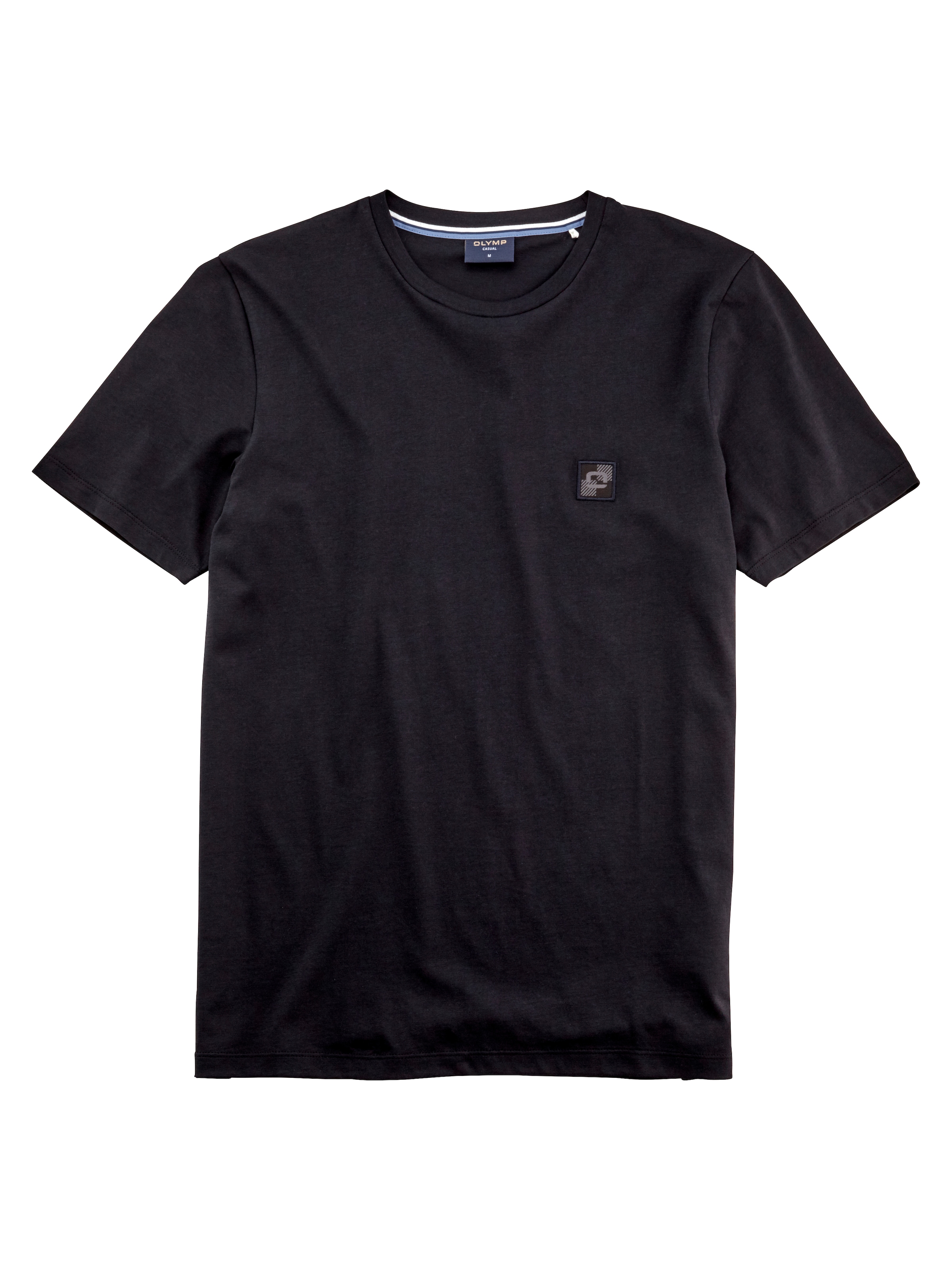 OLYMP T-Shirt »OLYMP Wirk Casual« mit Logo-Patch