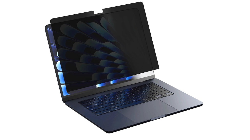 Targus Displayschutzglas »Magnetic Privacy Screen«, für Apple MacBook Air 15,3, Displayschutzfolie, Schutzfolie, Bildschirmschutz, kratz- & stossfest