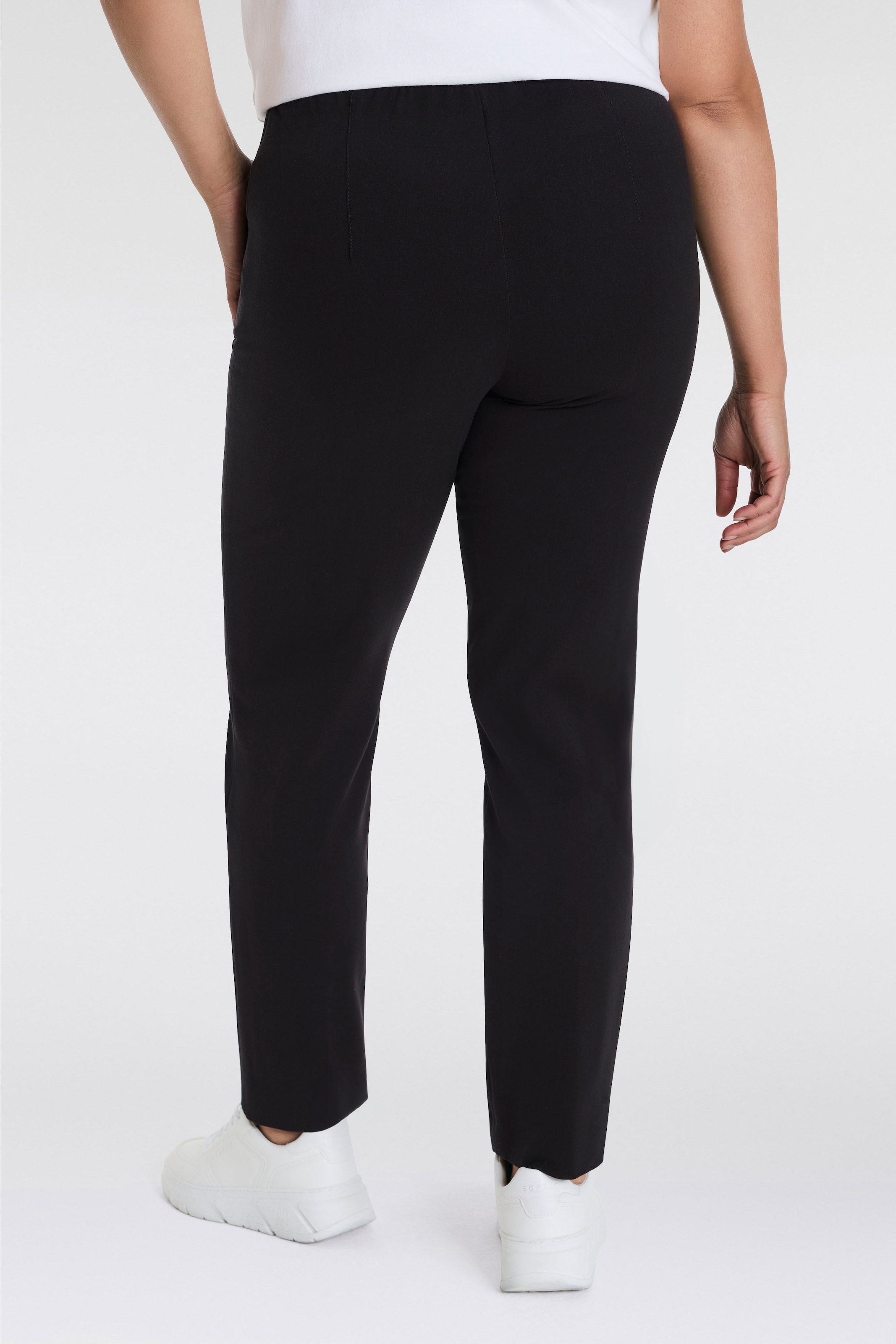 KjBRAND Schlupfhose »Schlupfhose Susie in Bi-Stretch, Kammgarnoptik«, ideal für kräftige Oberschenkel