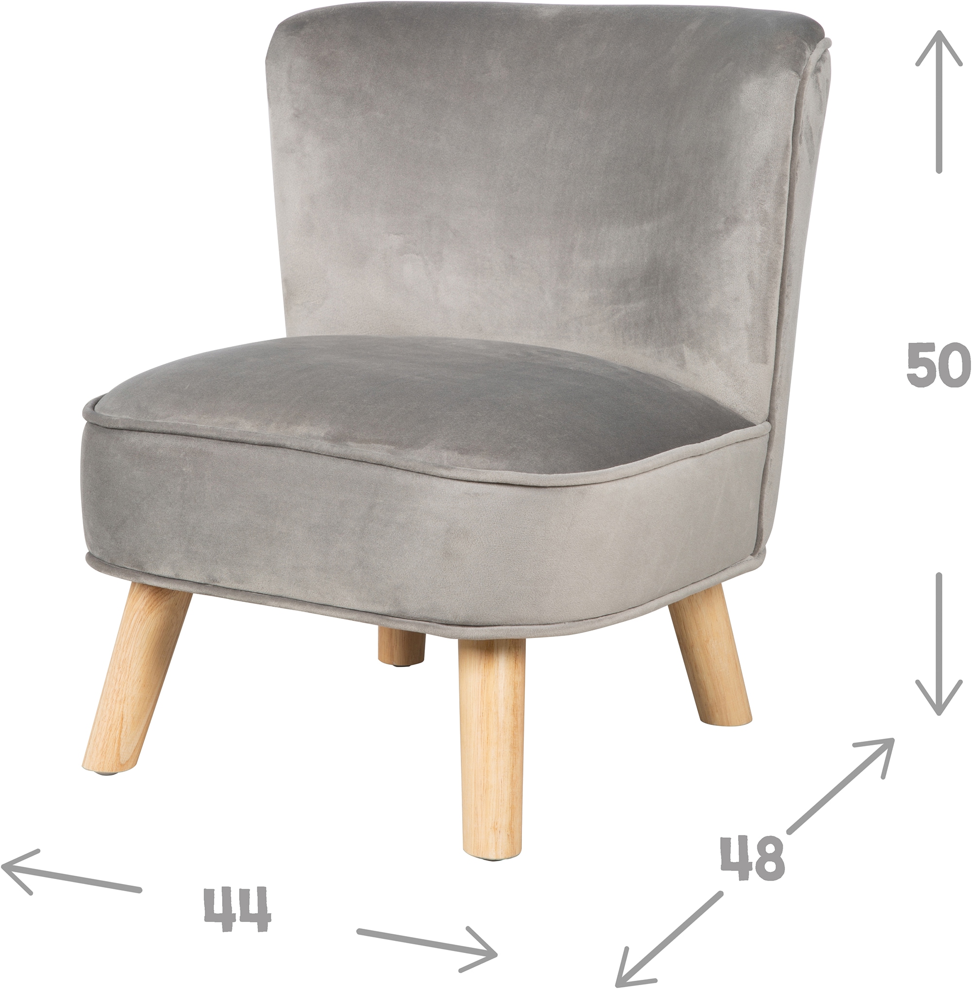 roba® Kindersessel »Lil Sofa«, mit Holzfüssen