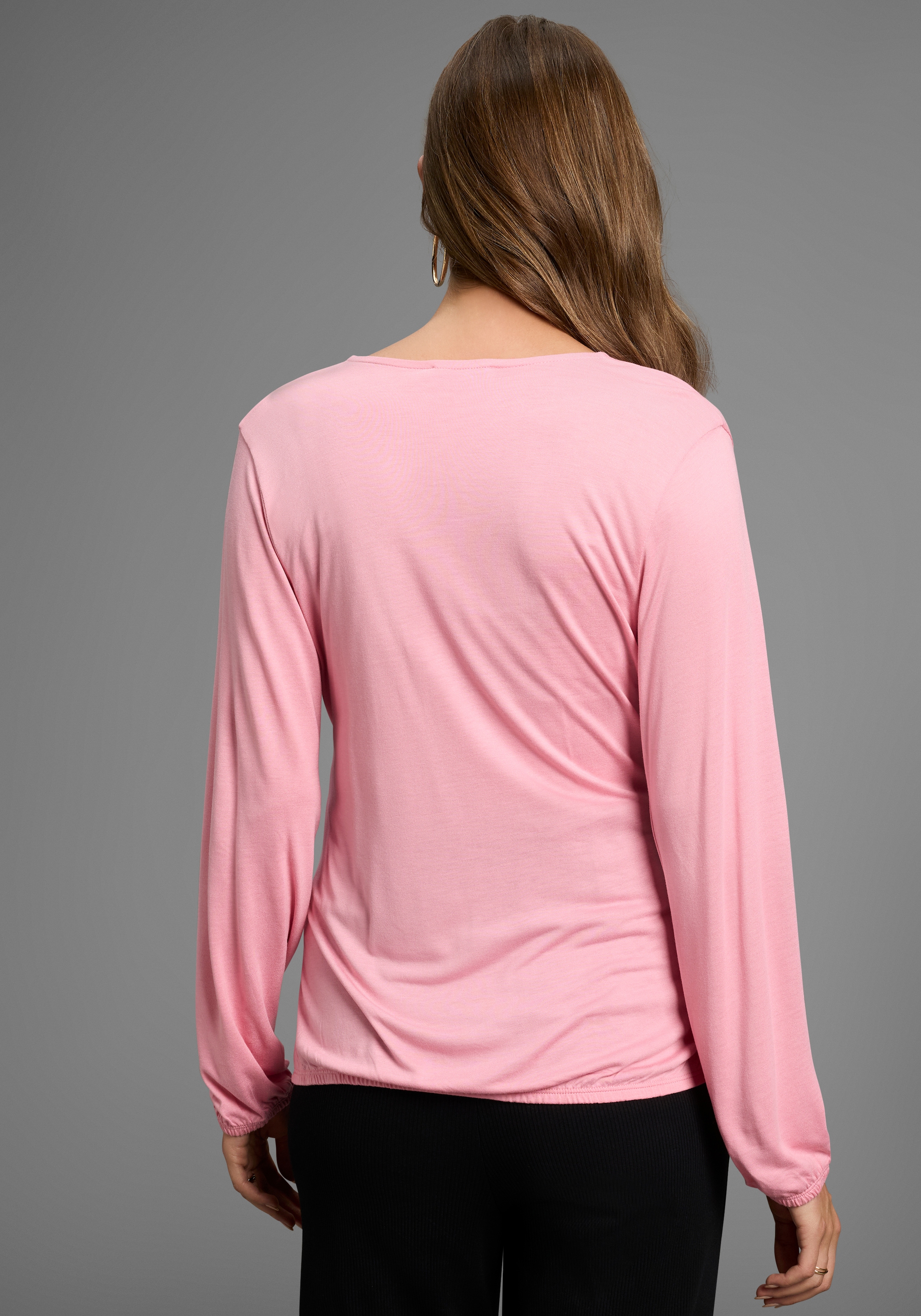 Neun Monate Umstandsshirt »Stillshirt mit praktischem Ausschnitt«, Umstands-Shirt für Schwangerschaft und Stillzeit