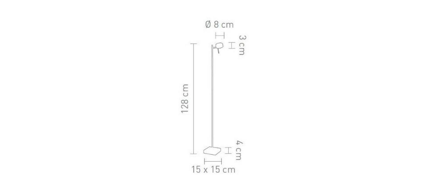 SOMPEX Stehlampe »Bling LED 3000 K«, Dimmer am Produkt