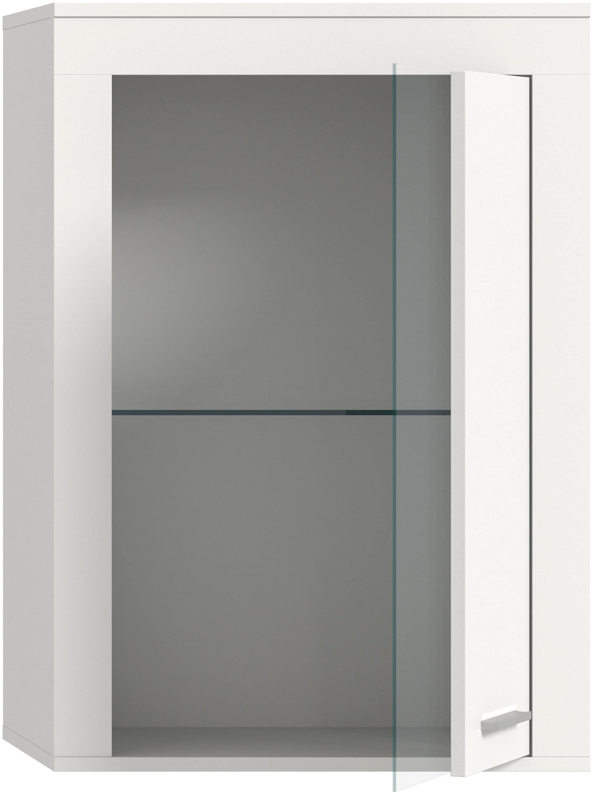 INOSIGN Vitrine »Aosta, Breite 60 cm, stehend oder hängend, in verschiedenen Farben«, Türanschlag wechselbar, 1 Glaseinlegeboden, Hängeeitrine, Standvitrine