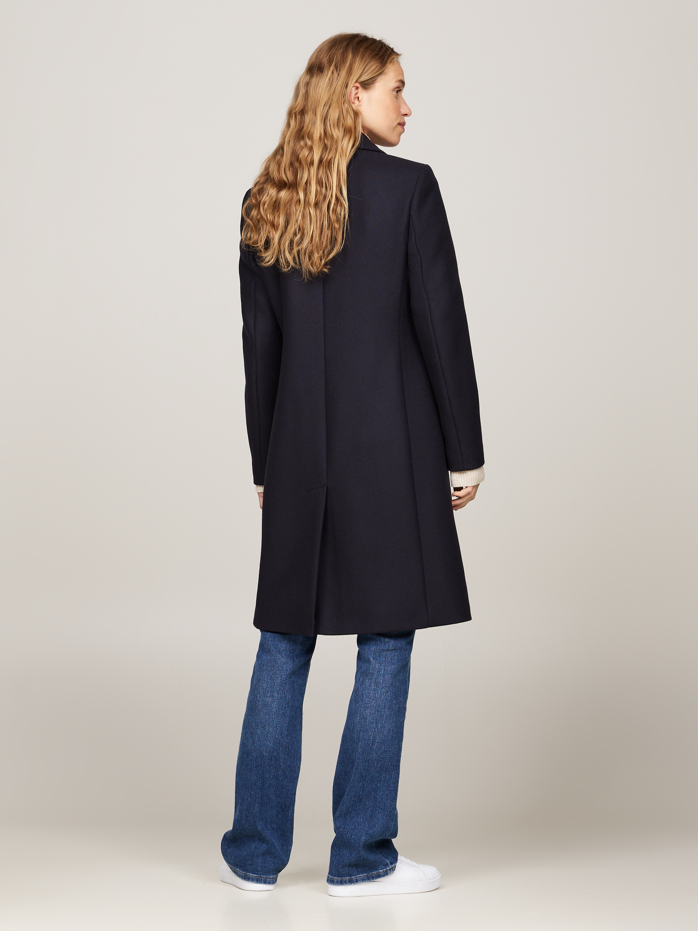 Tommy Hilfiger Langmantel, mit Logoprägung