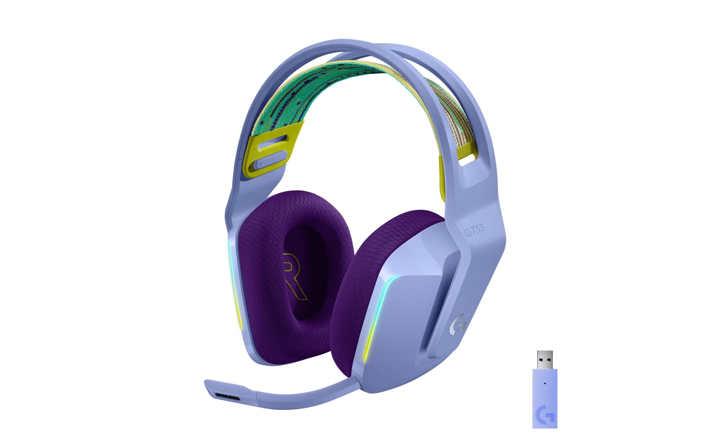 Logitech Gaming-Headset »G733 Lightspeed Lila«