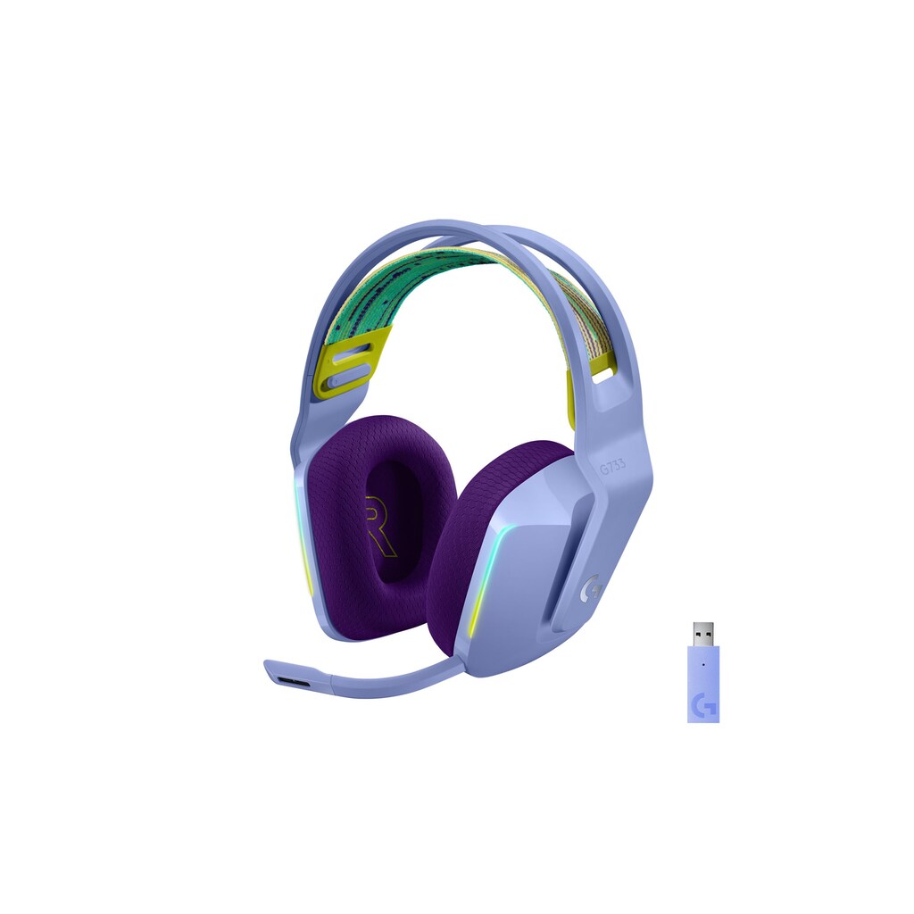 Logitech Gaming-Headset »G733 Lightspeed Lila«