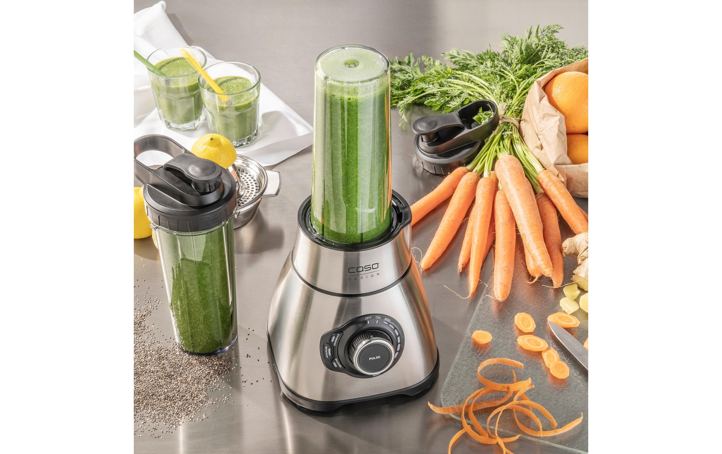 Caso Standmixer »B 1800 PowerBlender Set«, 1800 W