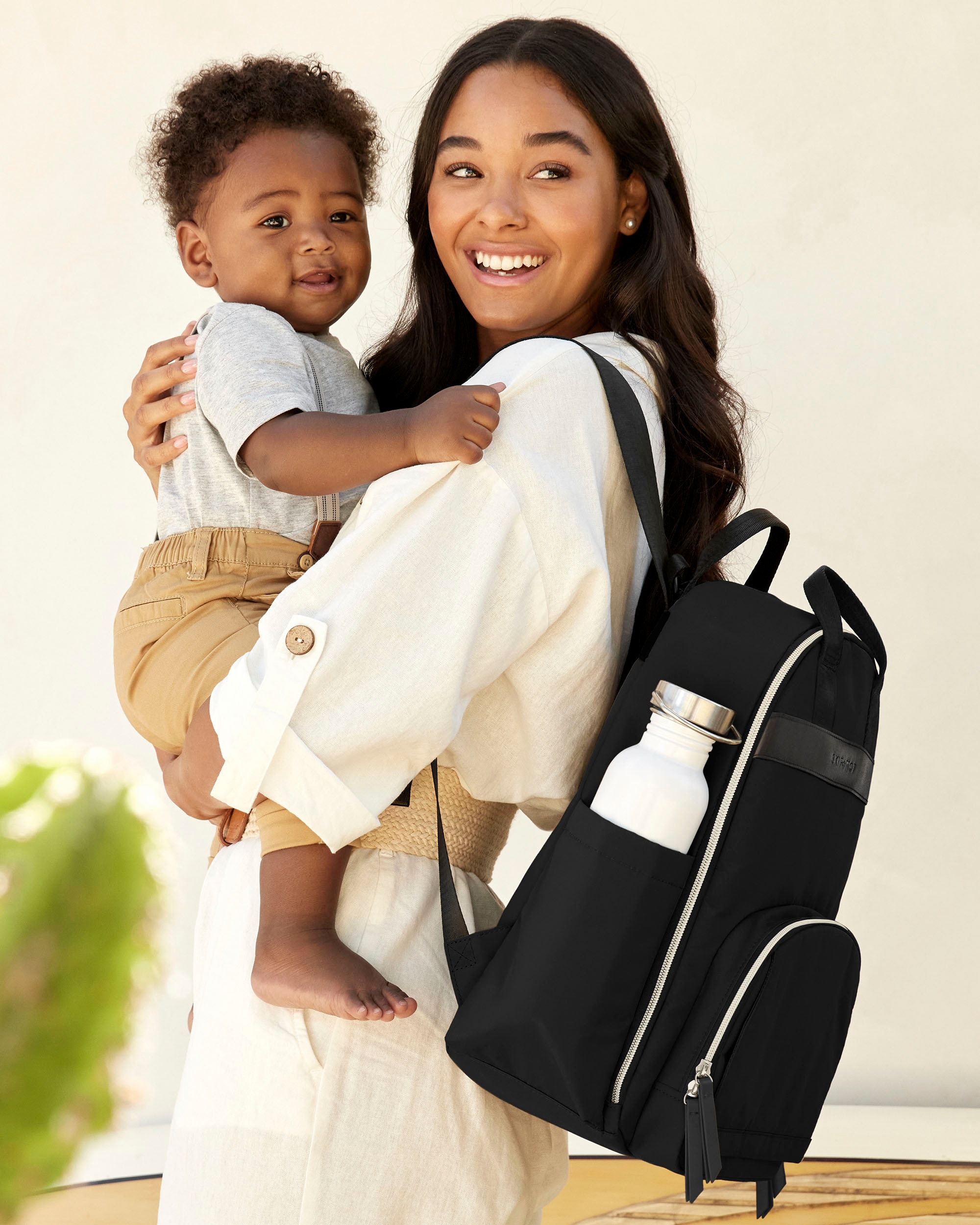 Skip Hop Wickelrucksack »Envi Luxe Eco, schwarz«