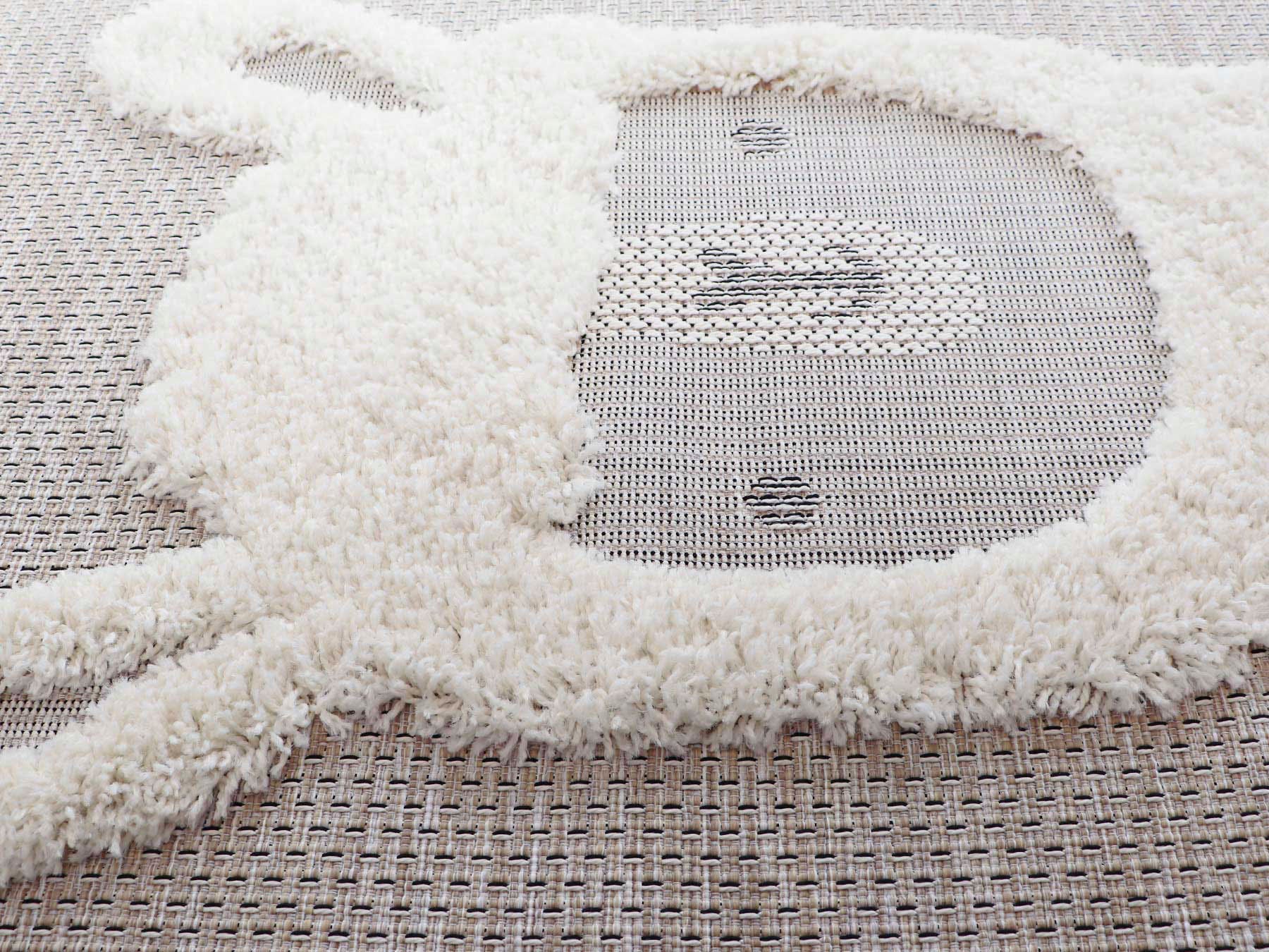 Primaflor-Ideen in Textil Kinderteppich »NAVAJO - Lama«, rechteckig, 35 mm Höhe, Hoch-Tief-Effekt, Motiv Lama, Kinderzimmer