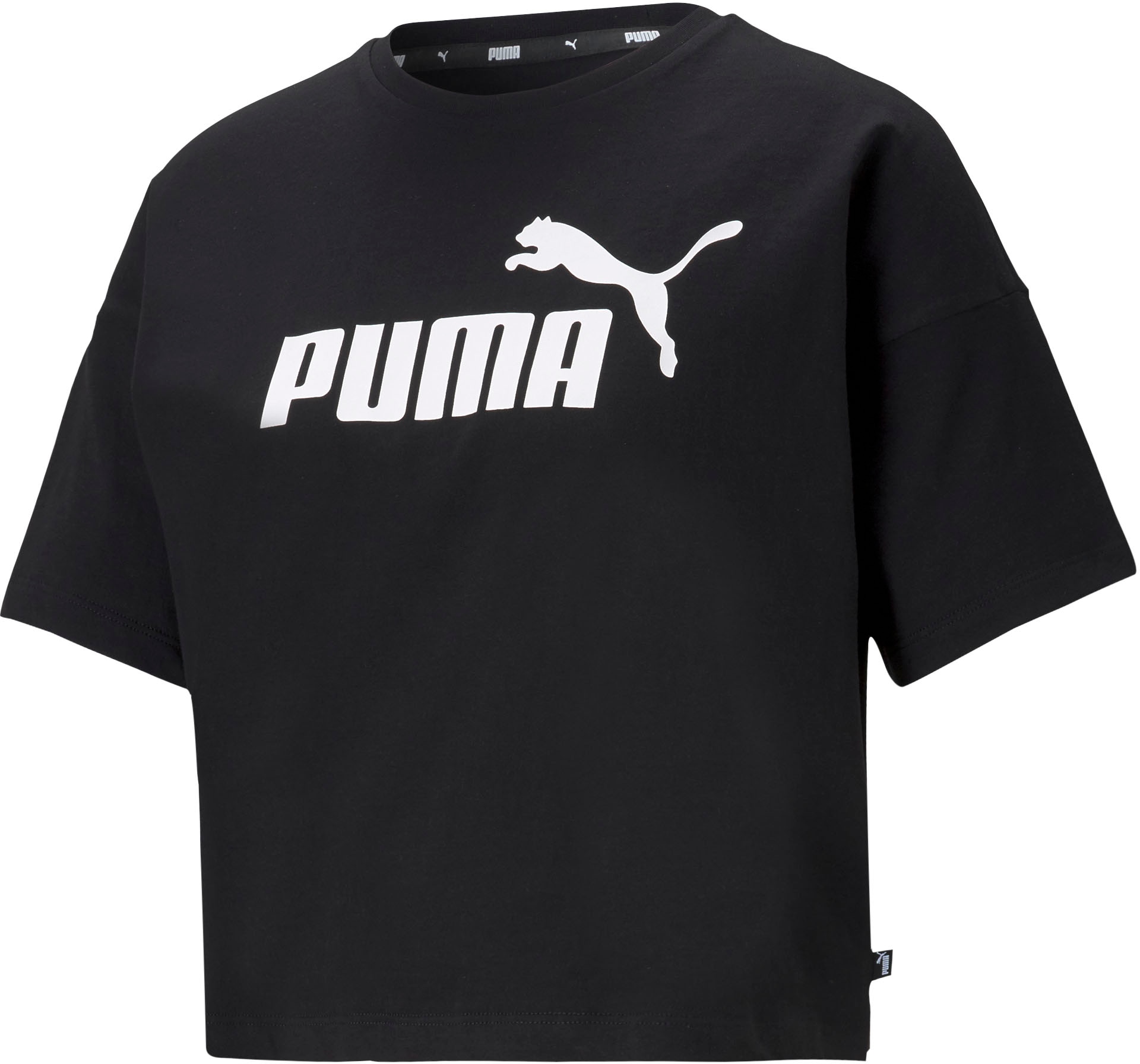 PUMA Crop-Top »ESS CROPPED LOGO TEE«