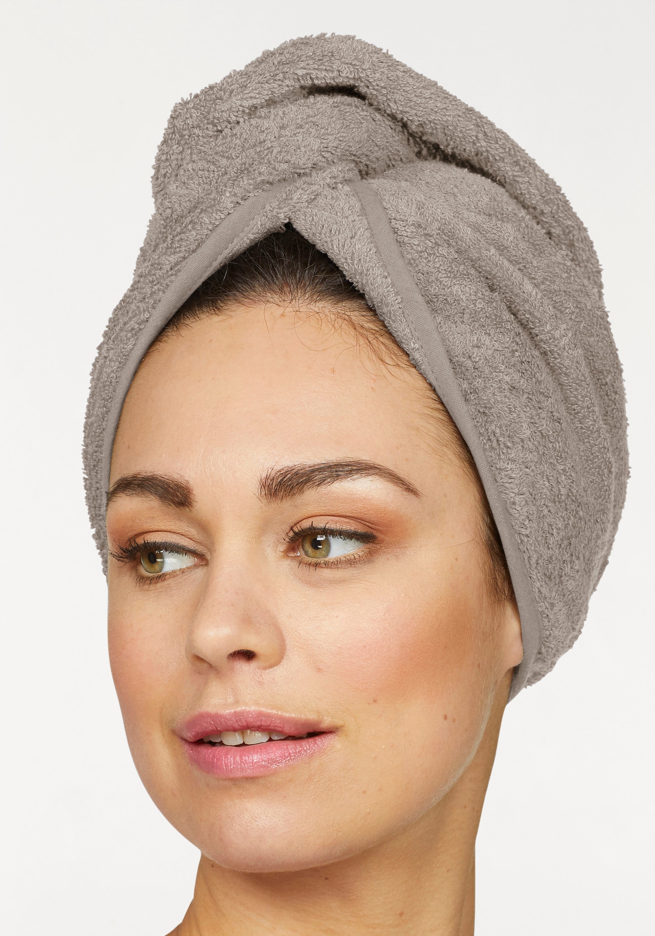 ( Haar-Handtuch Turban-Handtuch Hinterkopf my Knopfverschluss St.), | 2 online mit Stück), Jelmoli-Versand (2 einfarbiges bestellen am home »Juna«,