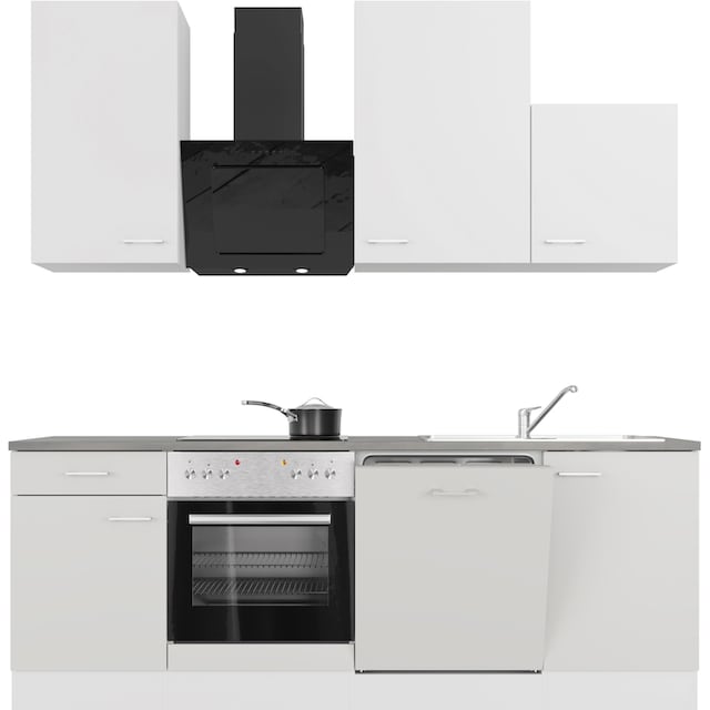 Flex-Well Küche »Lucca«, mit E-Geräten, Breite 220 cm, in vielen  Farbvarianten erhältlich online bestellen | Jelmoli-Versand