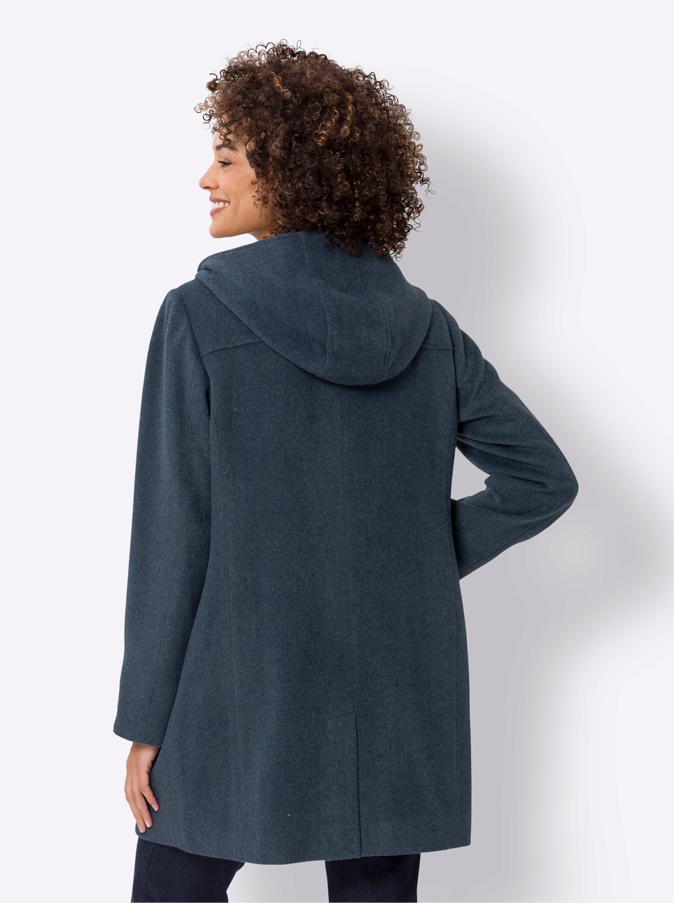 Classic Basics Langjacke, mit Kapuze