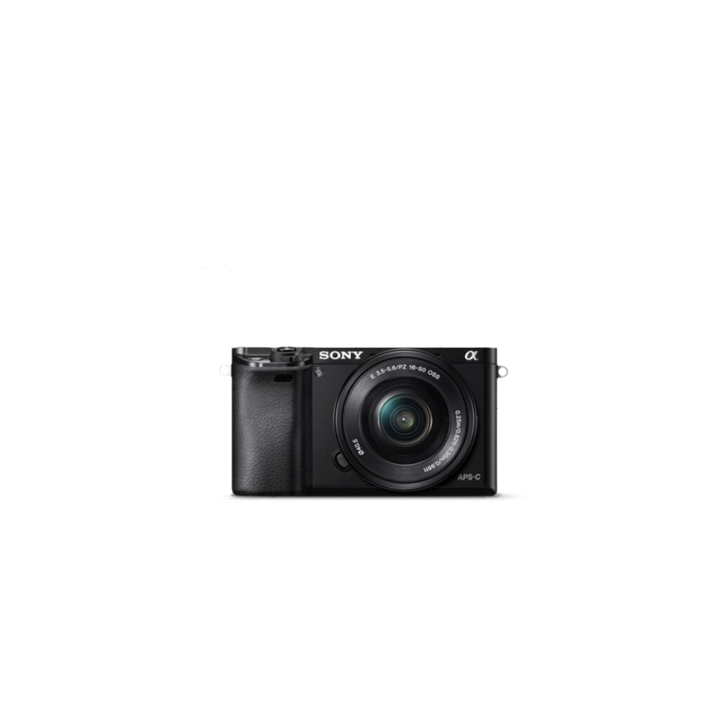 Sony Objektivkamera »Alpha 6000 Kit 16-50 Schwarz«