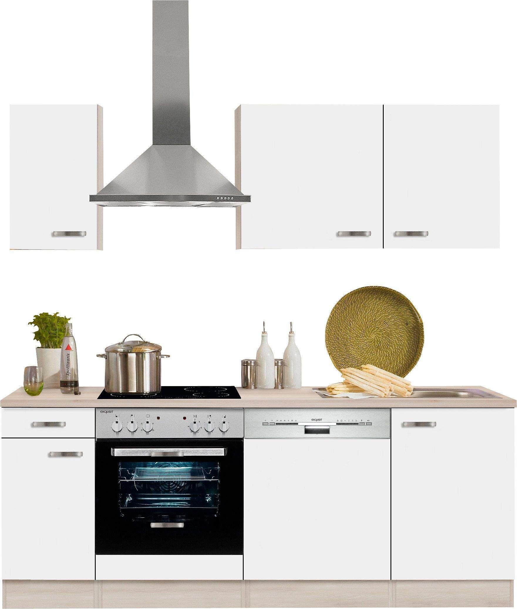 Breite ohne im OPTIFIT Küchenzeile 210 E-Geräte, ❤ Jelmoli-Online cm Shop entdecken »Faro«,
