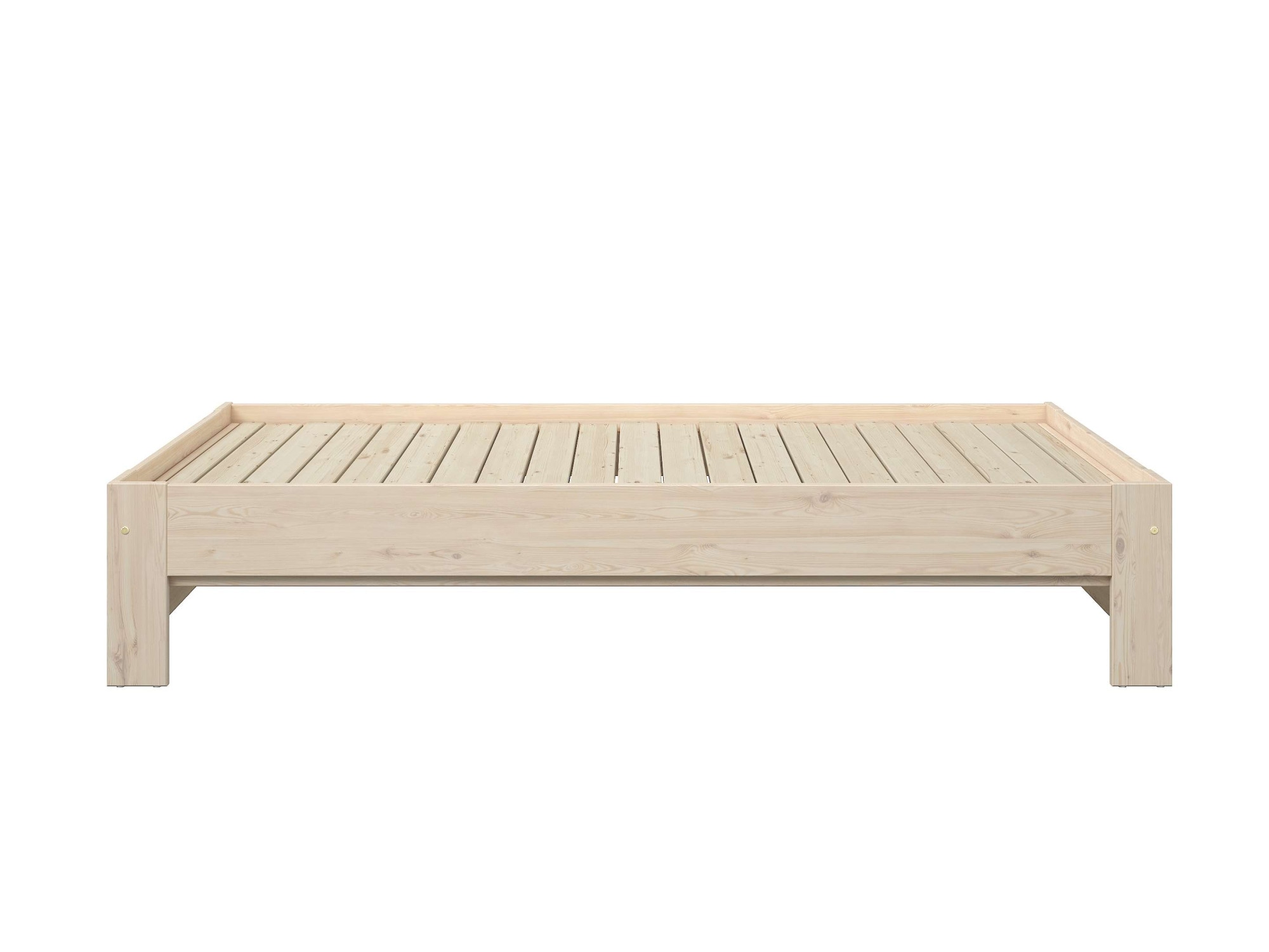 Home affaire Massivholzbett »Imme, ausziehbar 90cm-180cm, ideal für Schlafbesuch, mit Lattenrost«, (Liegefläche 2x 90x200cm), Massive Kiefer, Schubkasten optional, Belastbarkeit 180 KG