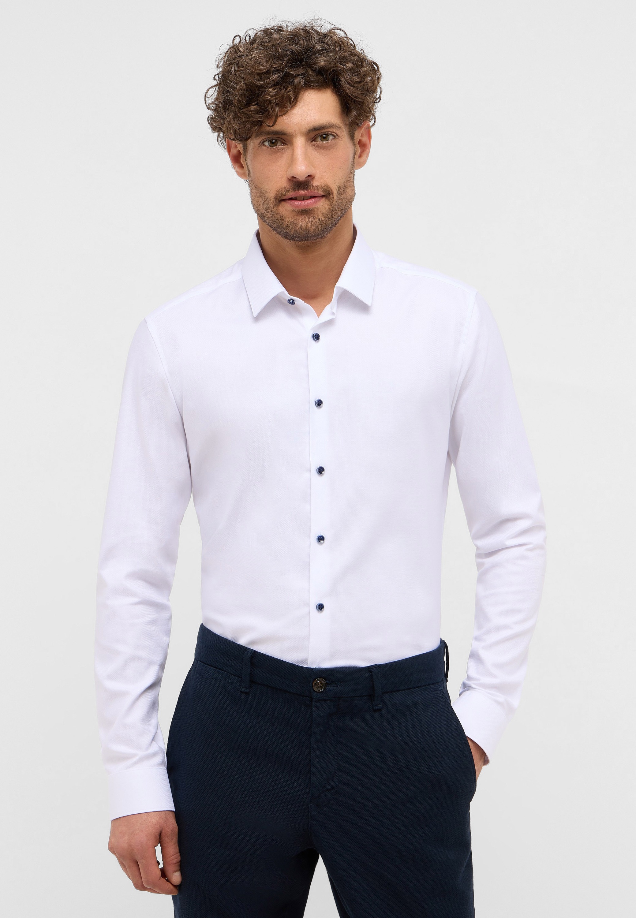 Eterna Langarmhemd »SUPER SLIM« NON IRON (bügelfrei)
