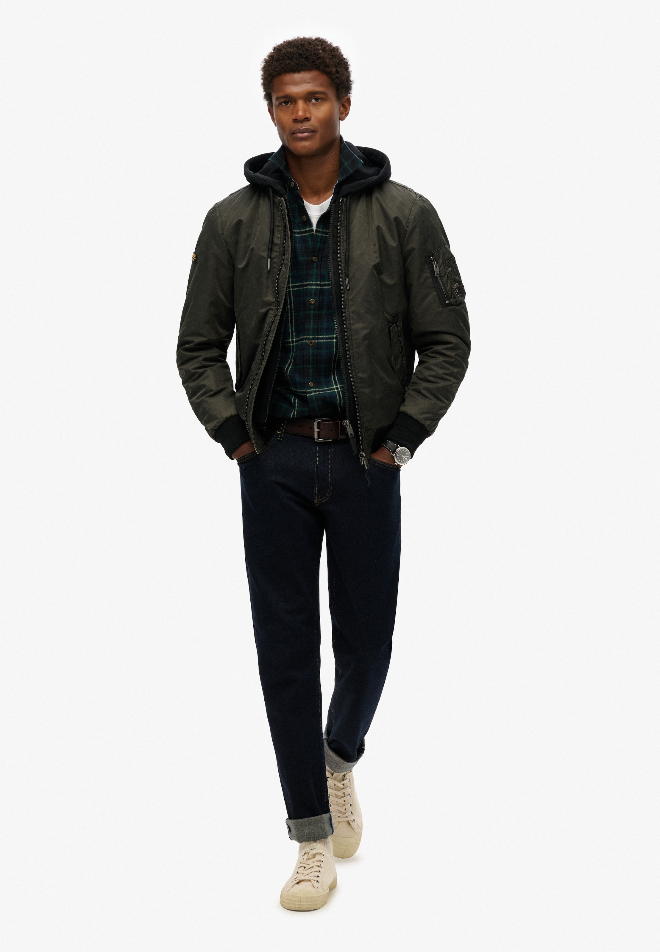 Superdry Parka »MILITARY MA1 BOMBER JACKET«, ohne Kapuze