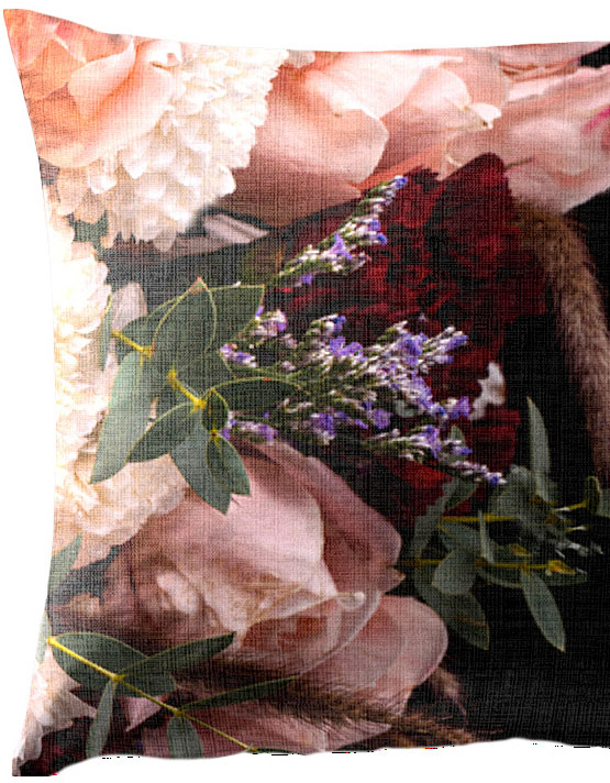 Wendebettwäsche »Simon«, (2 tlg.), Mako-Satin, 100 % Baumwolle, mit Blumen, pflegeleicht