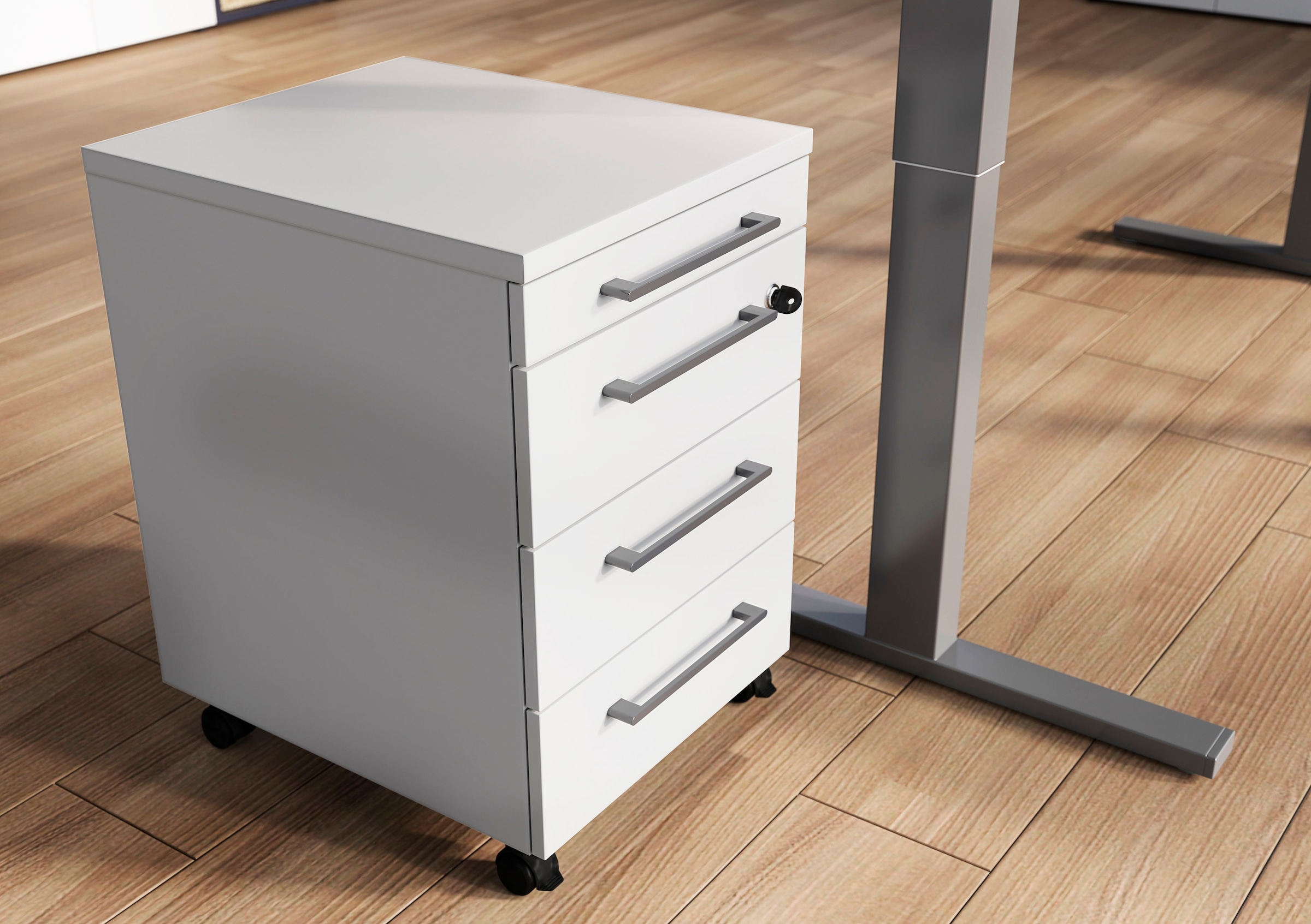 GERMANIA Rollcontainer »GW-Agenda Rollcontainer«, mit abschliessbarer Schublade