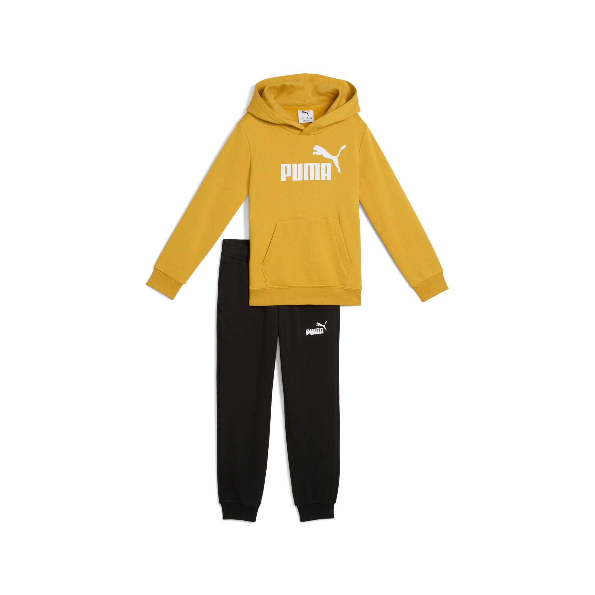 PUMA Trainingsanzug »ESS NO.1 LOGO SWEAT SUIT TR PS« 2 Stk. zweiteiliges Set, mit Kordelzug, gerippte Bündchen