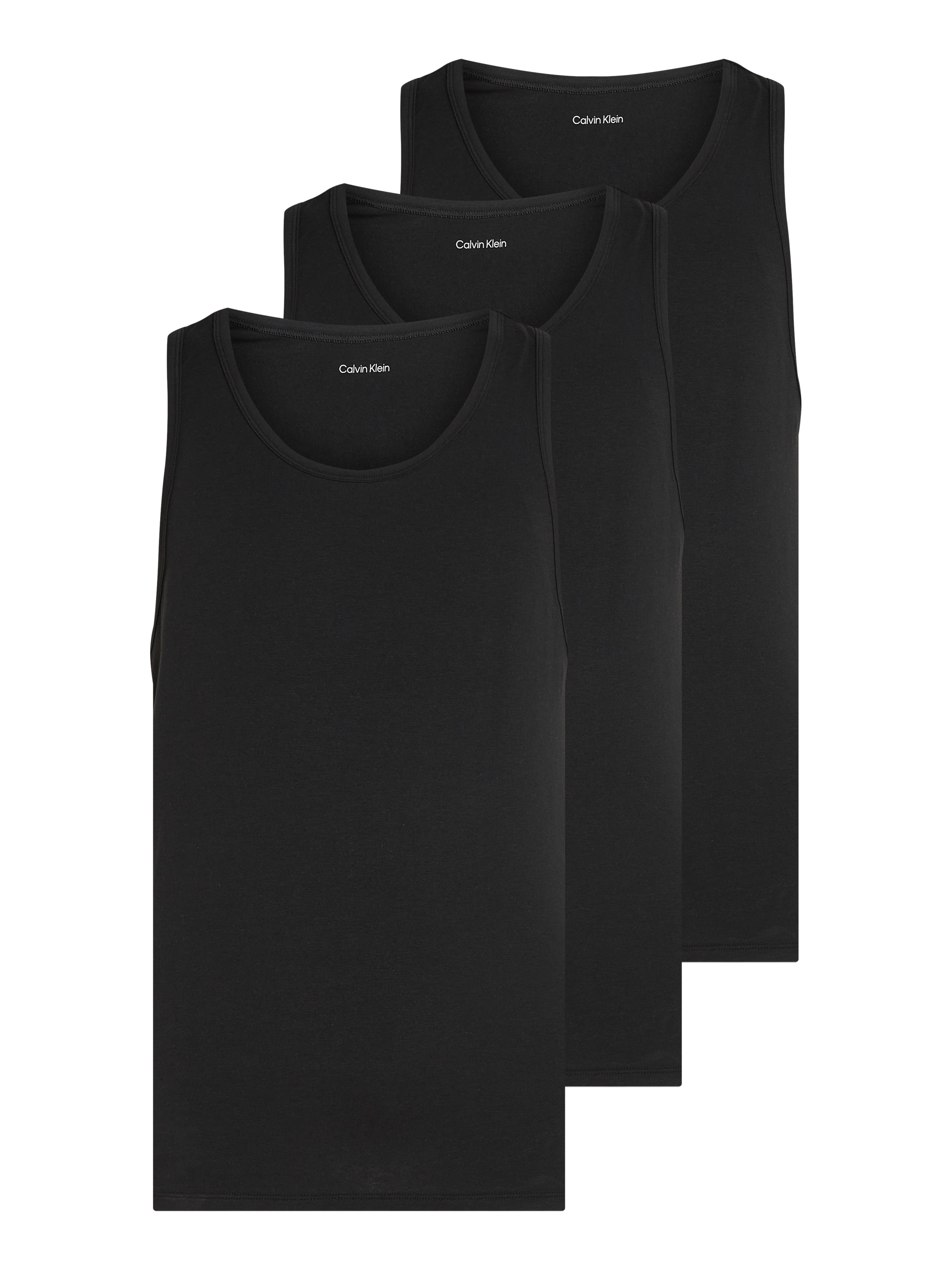 Calvin Klein Underwear T-Shirt »TANK 3PK« Packung, 3er-Pack, 3 Stk. mit Logo am Saum