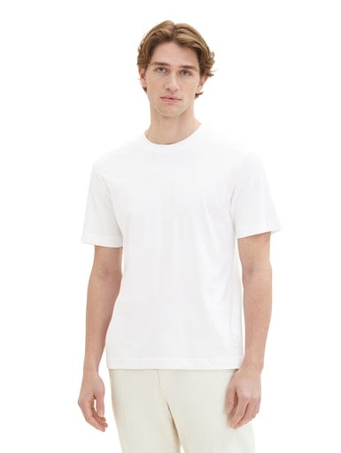 TOM TAILOR T-Shirt, (Packung, 2 tlg.), unifarben