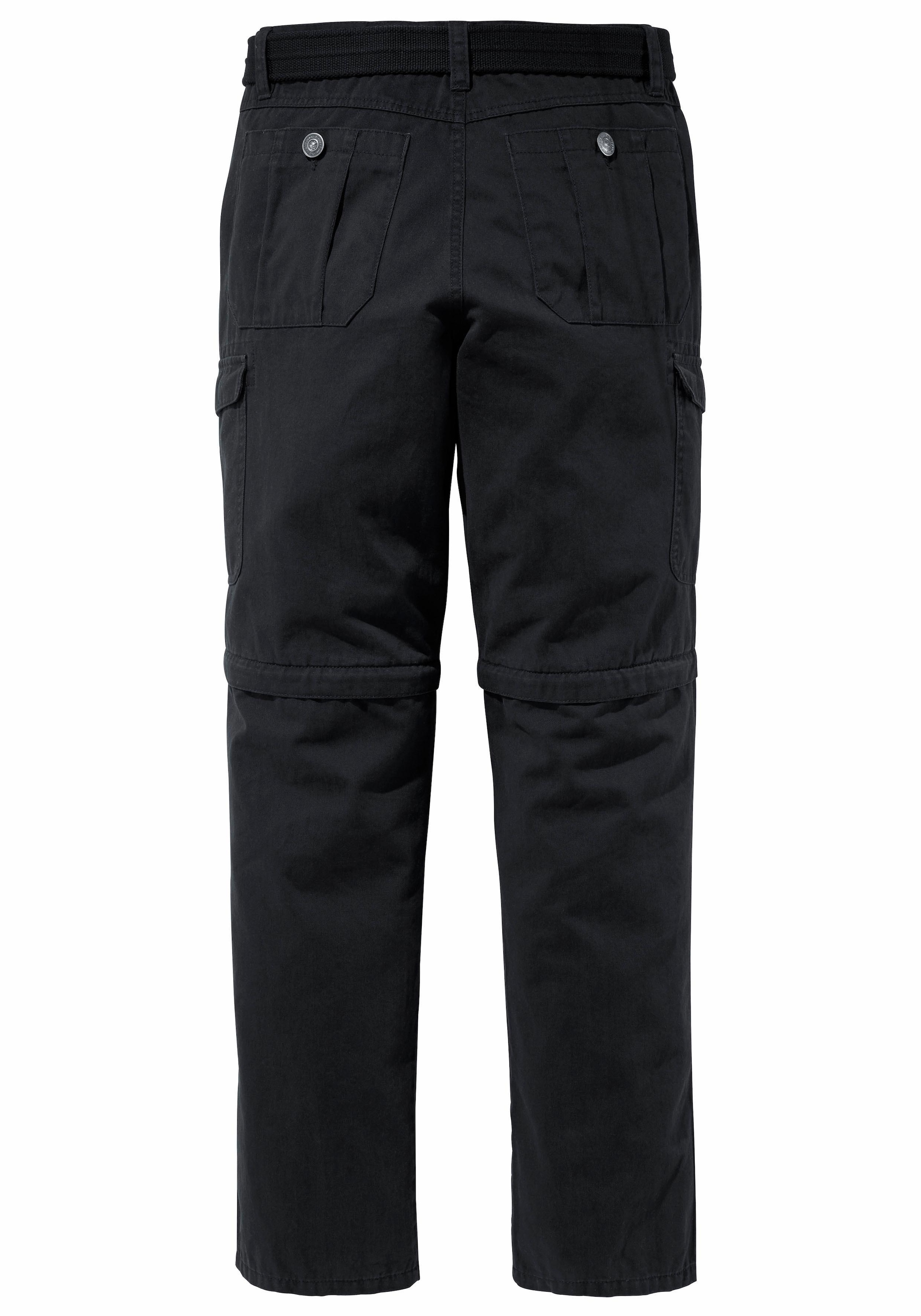 Man's World Cargohose, (Set, mit Gürtel), mit Zip-Off Funktion