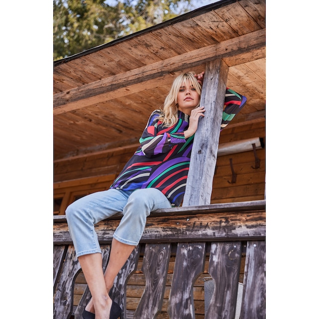 Aniston SELECTED Chiffonbluse, mit buntem, grafischem Muster online kaufen  | Jelmoli-Versand