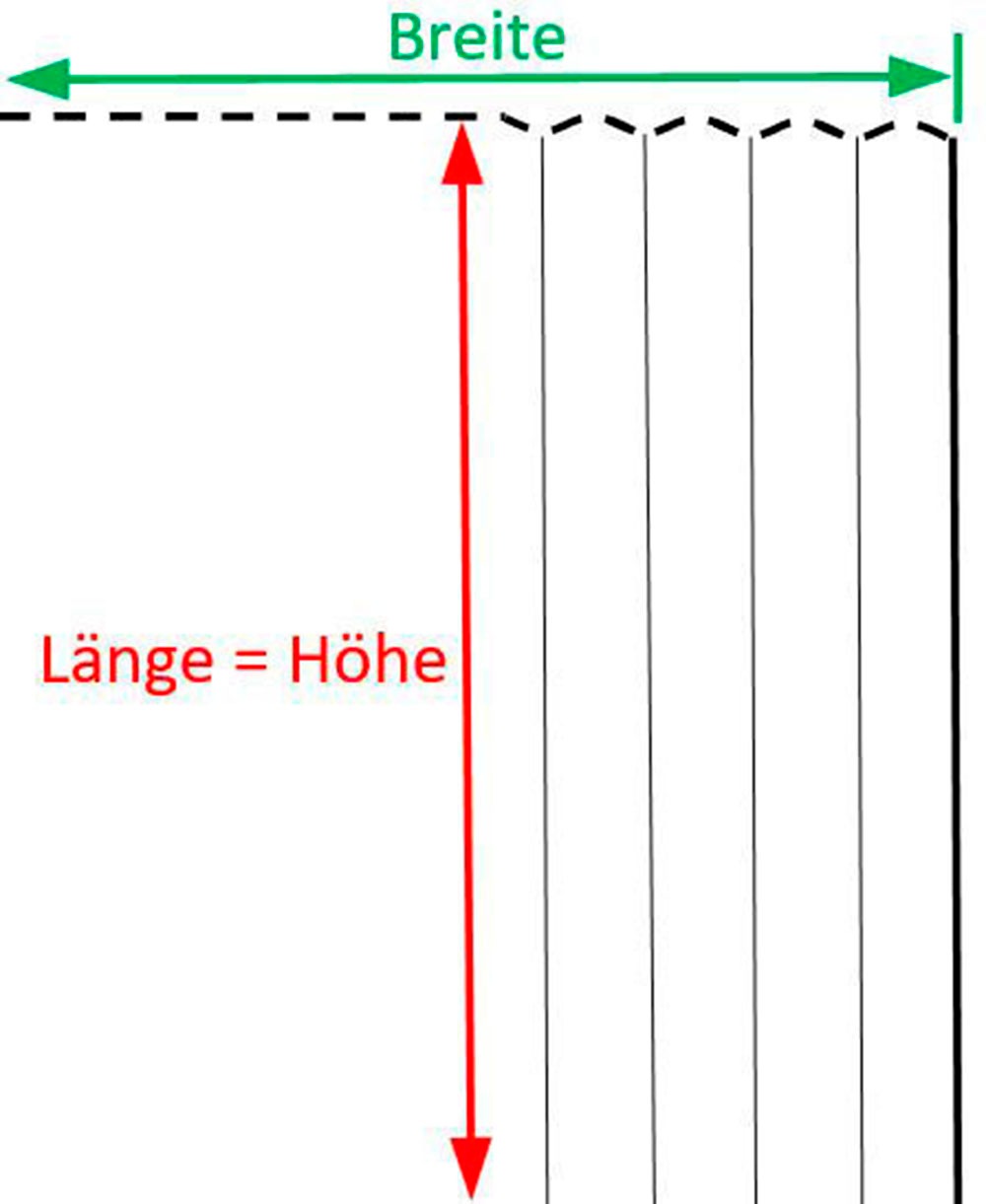 Wirth Vorhang »Dim out«, (1 St.), nach Mass