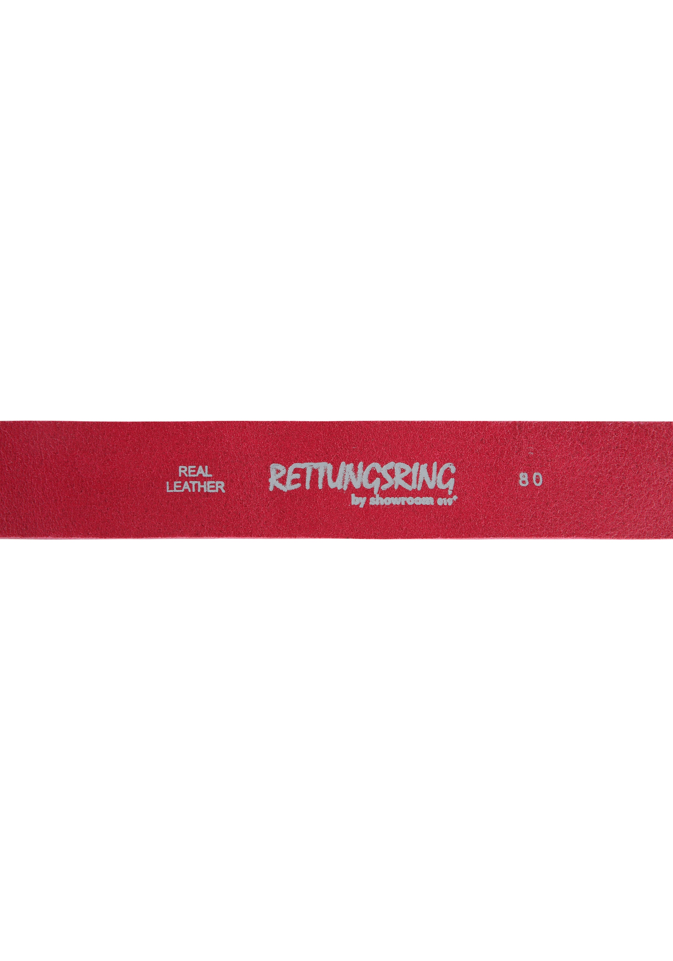 RETTUNGSRING by showroom 019° Ledergürtel, mit austauschbarer Schliesse »Herz Oval«