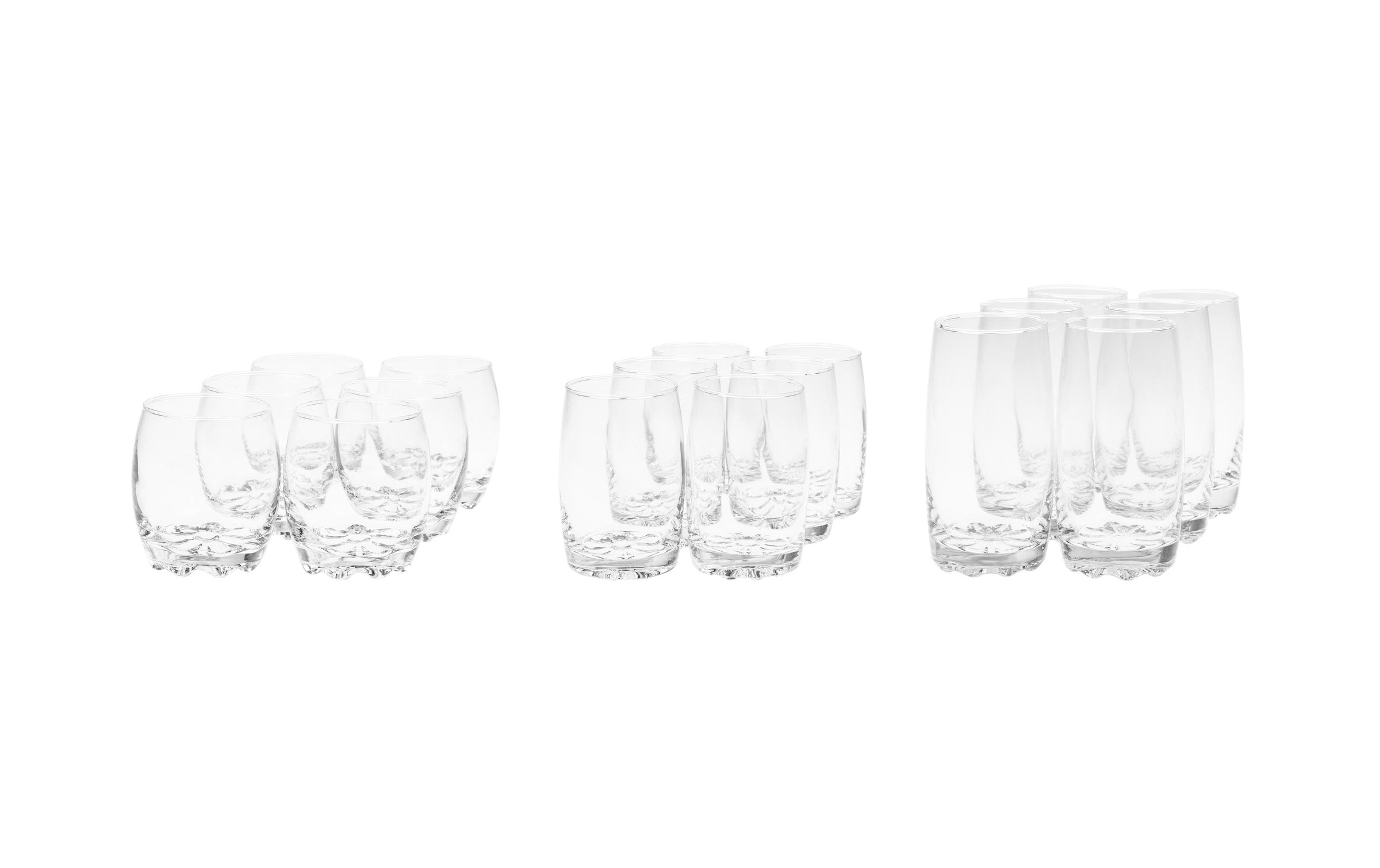 FURBER Glas »18-teilig, Transparent«