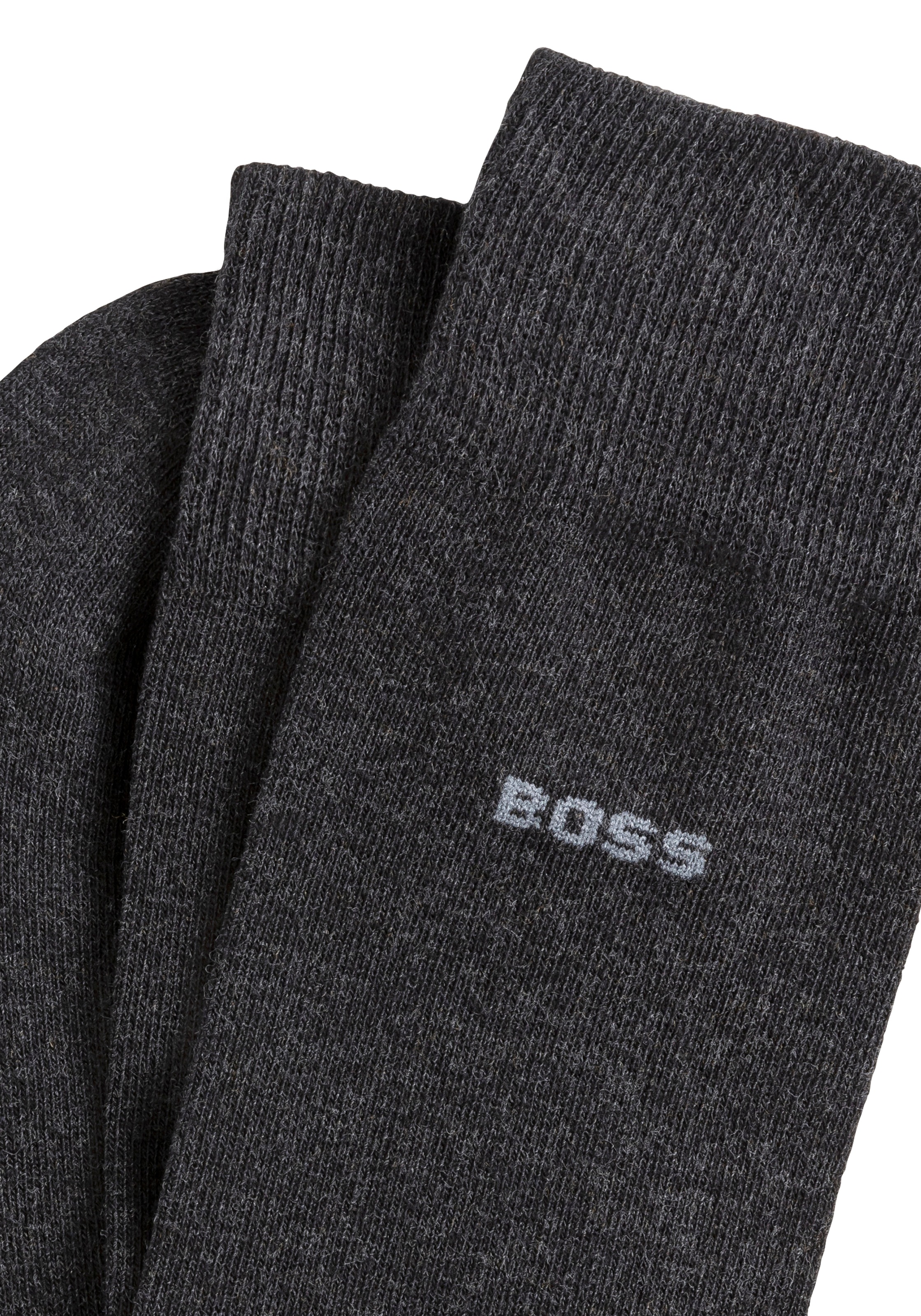 BOSS Businesssocken »2P RS Uni CC«, (Packung, 2 Paar, 2er), mit Markenlogo