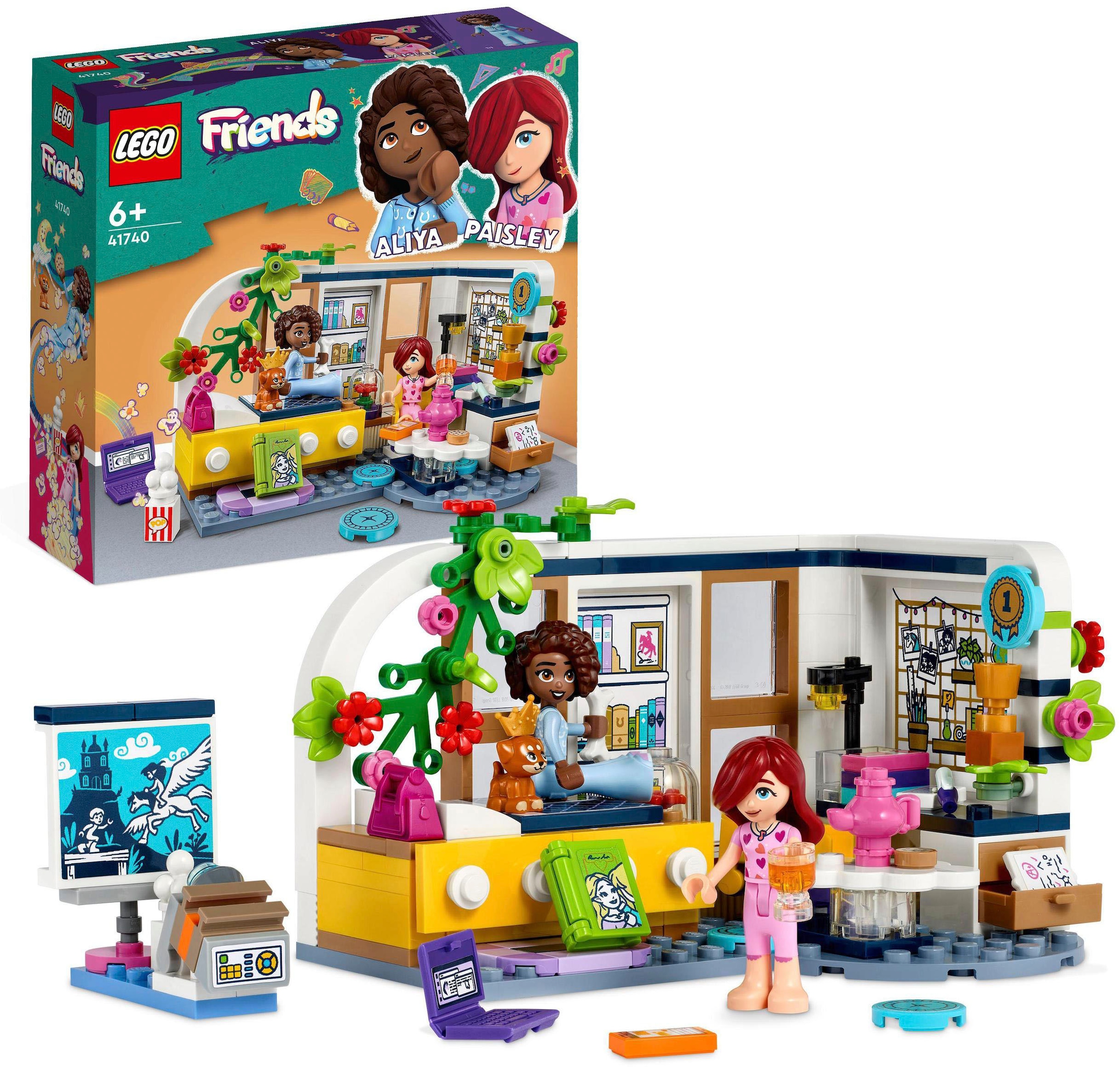 Konstruktionsspielsteine »Aliyas Zimmer (41740), LEGO® Friends«, (209 St.), Made in...