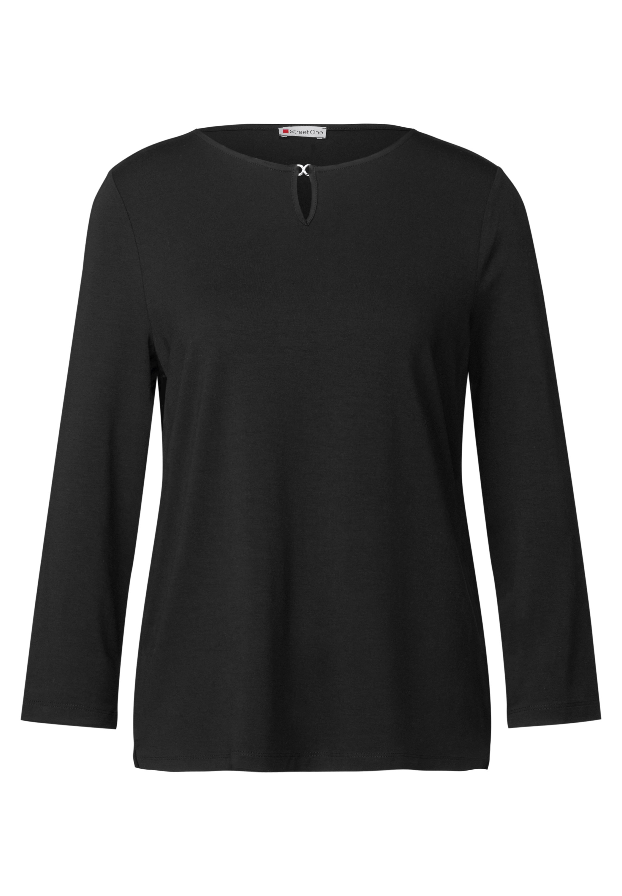 STREET ONE 3/4-Arm-Shirt, mit Cut-Out Ausschnitt