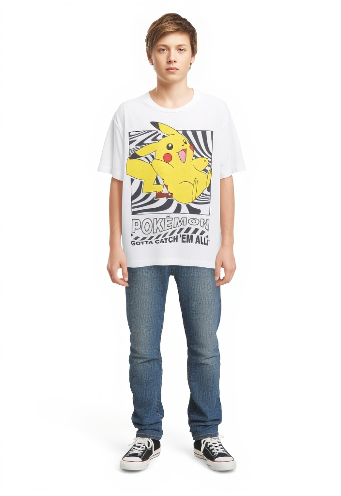 Name It T-Shirt "NKMJAMISH POKEMON NREG SS TOP NOOS SKY"