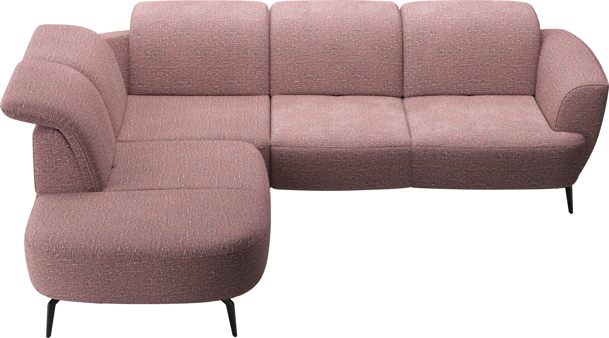 sit&more Ecksofa »Zoe«, ink.Sitztiefenverstellung, wahlweise mit Kopfteilverstellung