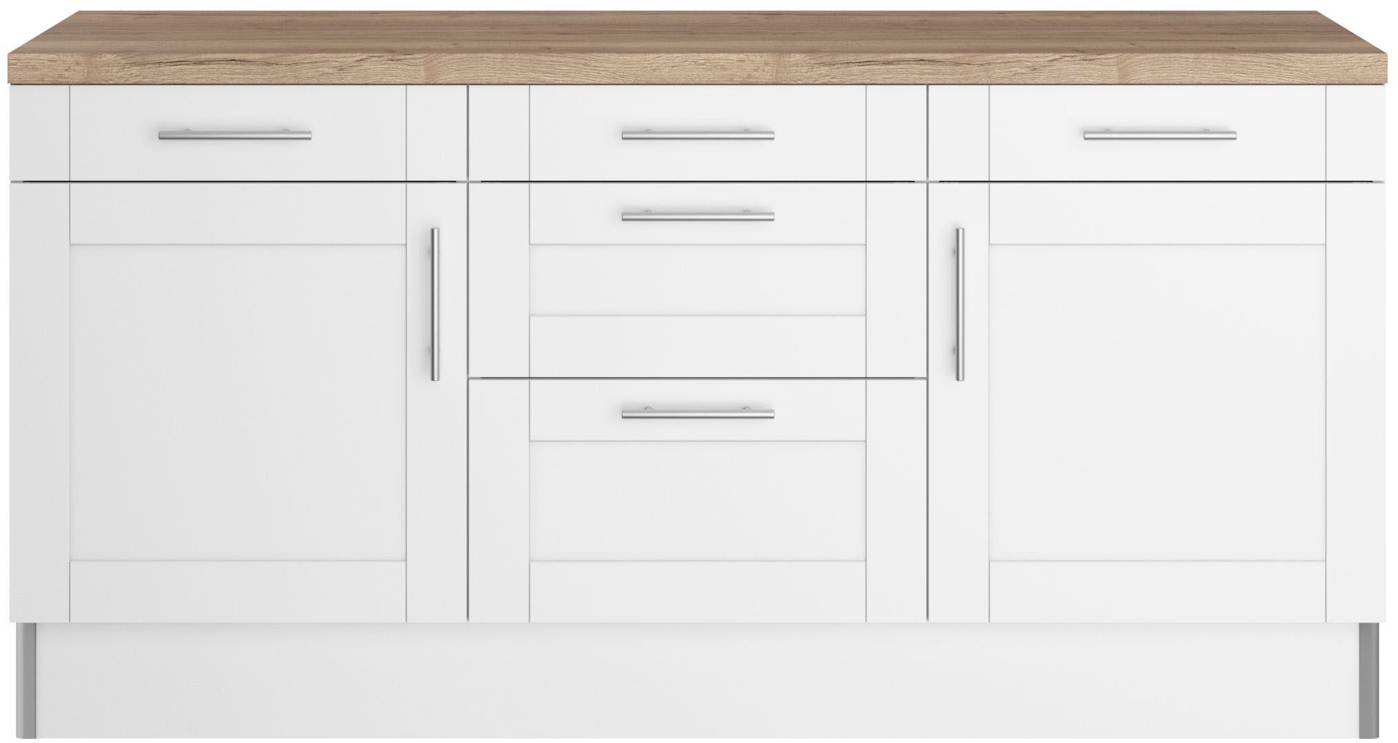 OPTIFIT Küche »Ahus«, 180 cm breit, ohne E-Geräte, Soft Close Funktion, MDF Fronten