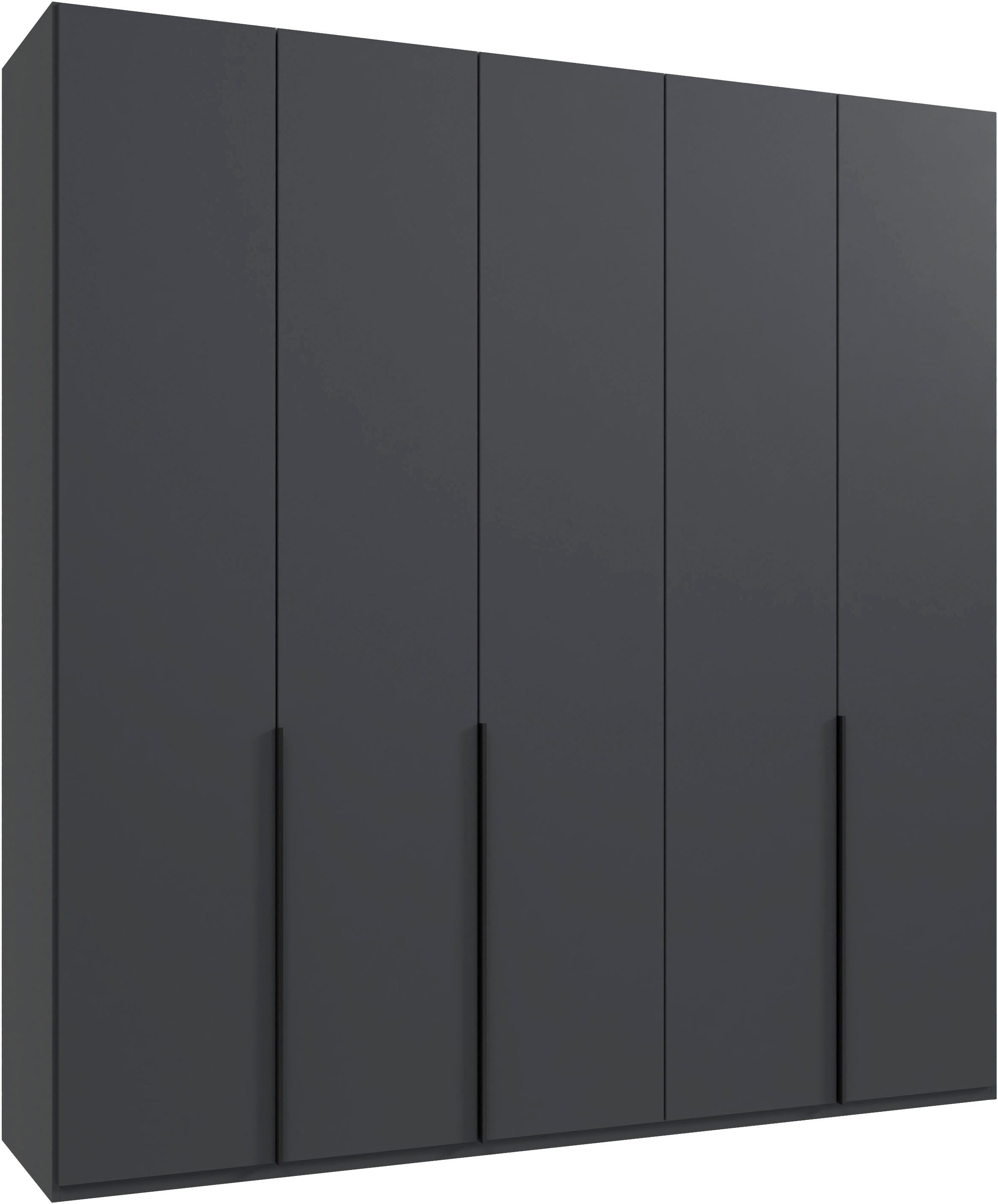 Wimex Kleiderschrank »Mugano,in 5 Breiten,2 Höhen,2 Tiefen, viele Farben, Made in Germany« in Basic oder Premium Ausstattung, mit langen Griffen aus Metall, mit oder ohne Spiegel