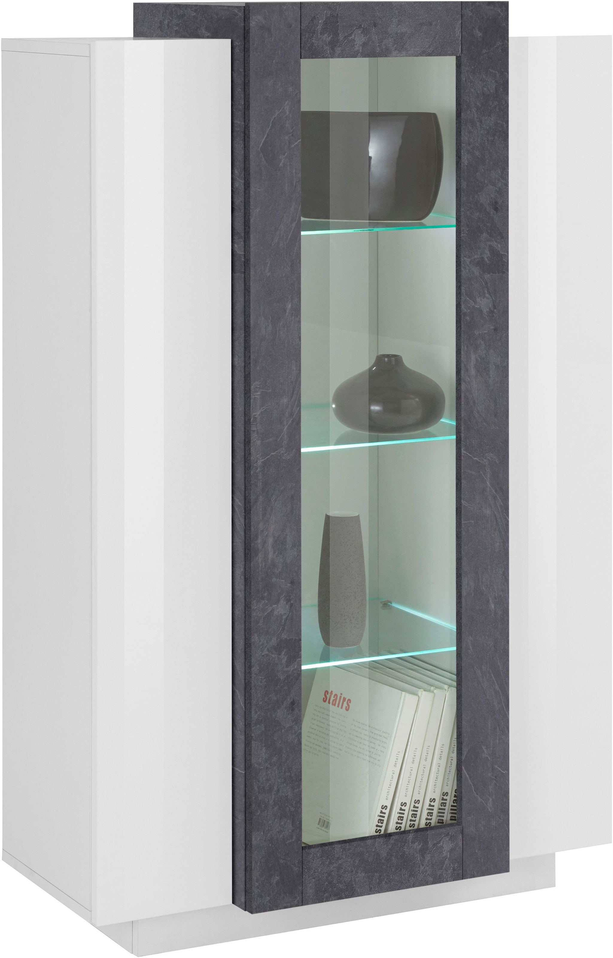 ❤ Tecnos Vitrine »Coro«, Höhe ca. 120,5 cm ordern im Jelmoli-Online Shop