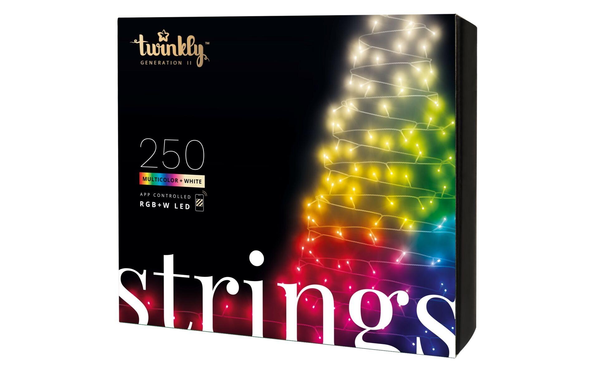 twinkly LED-Lichterkette »250LEDs RGBW 8 cm lamp«, 250 St.-flammig