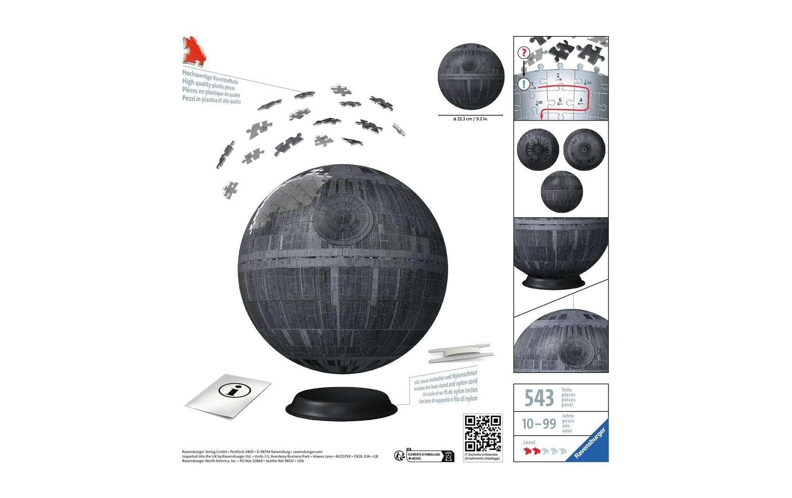 Ravensburger 3D-Puzzle »Star Wars Todesstern«, (543 tlg.)