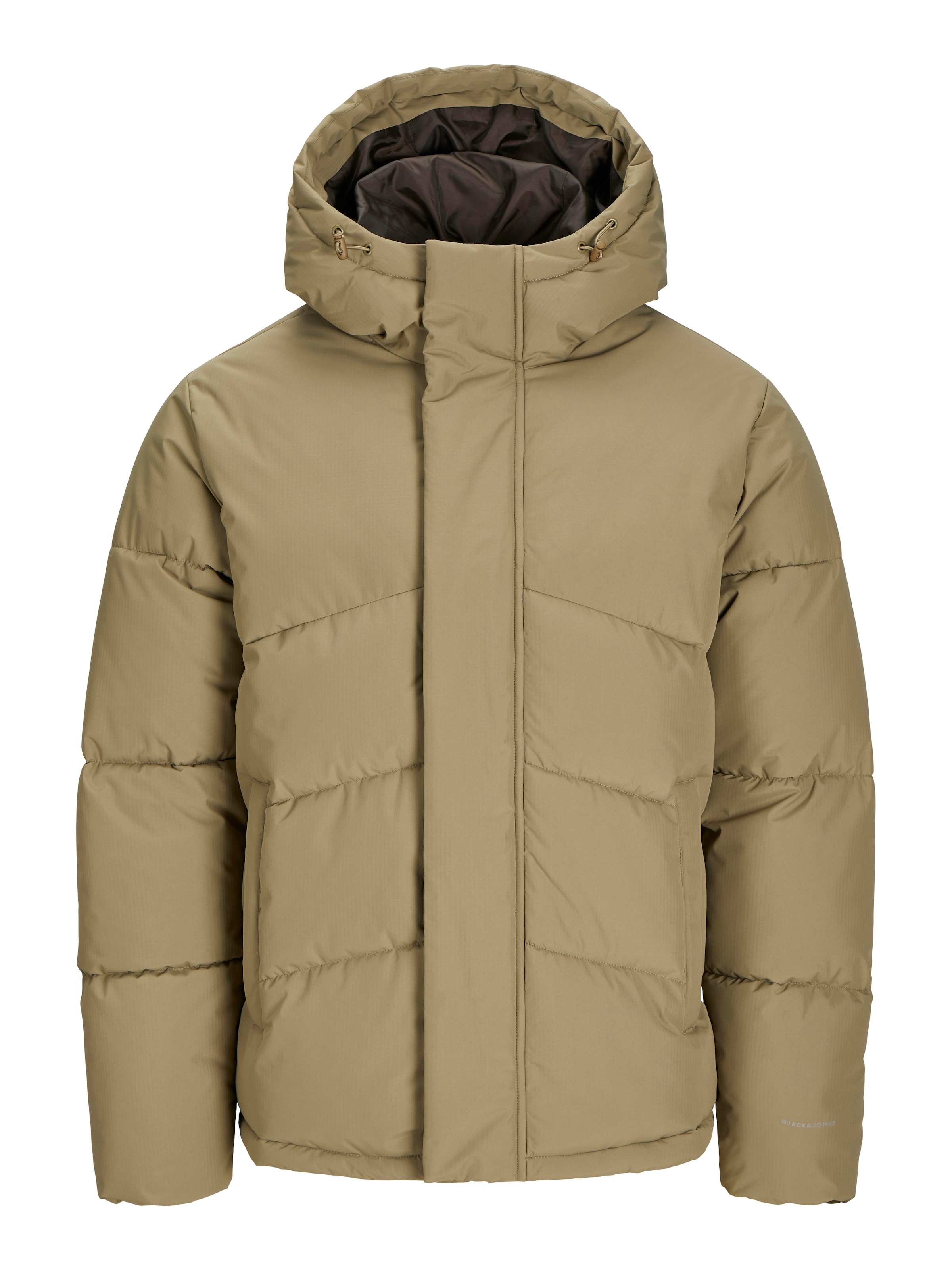 Steppjacke »JJWORLD PUFFER JACKET PLS«, mit Kapuze