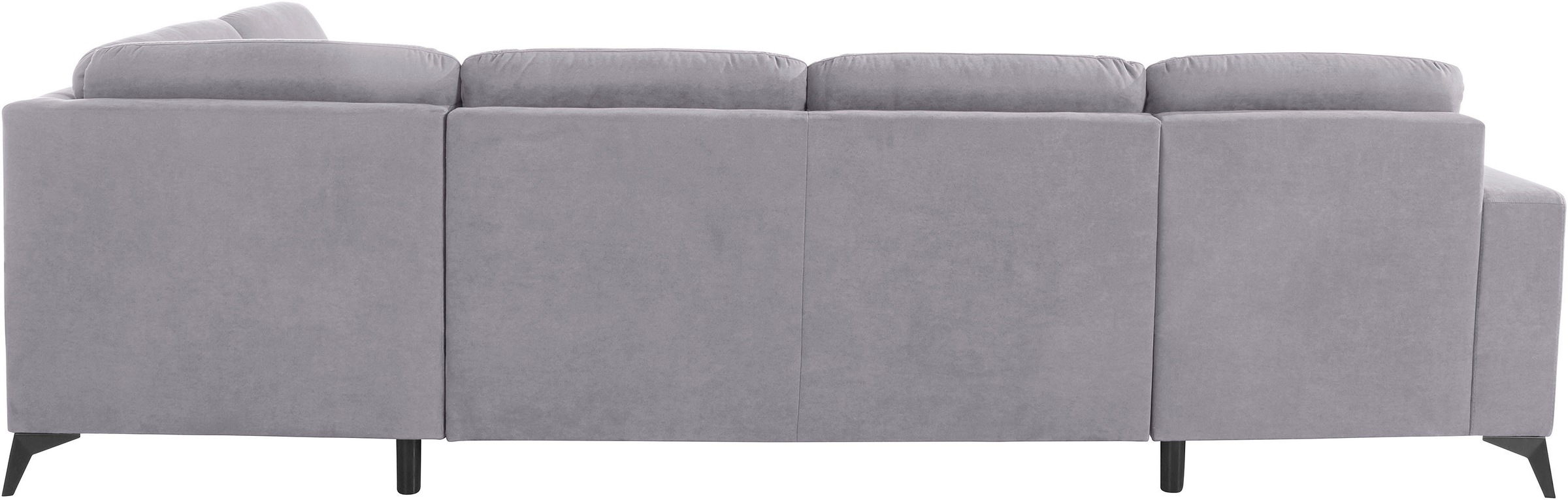 Places of Style Wohnlandschaft »Lolland U-Form«, Wahlweise mit Bettfunktion und Stauraum, auch mit abwischbarem Bezug