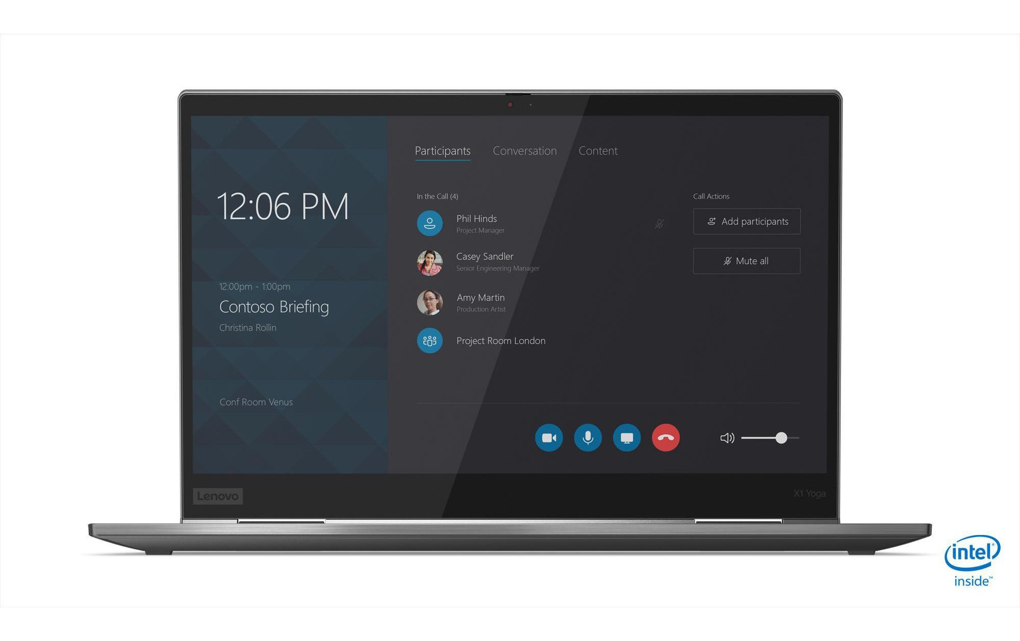 Lenovo Notebook »ThinkPad X1 Yoga Gen. 4 LTE Privacy Guard«, 35,56 cm, / 14 Zoll, Intel, Core i7, 16 GB HDD, 512 GB SSD