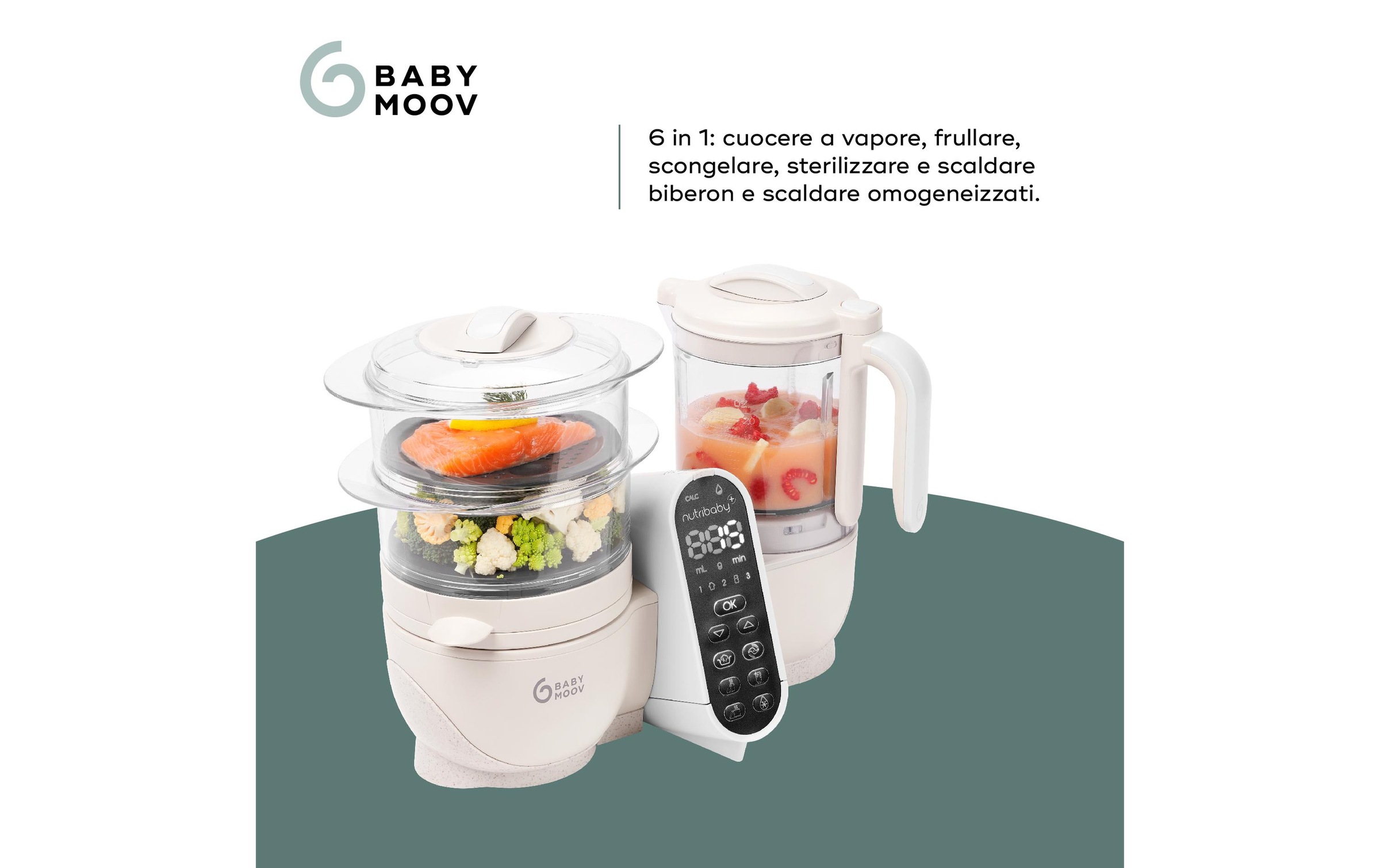 BABYMOOV Babynahrungszubereiter »Nutribaby Plus Mineral«