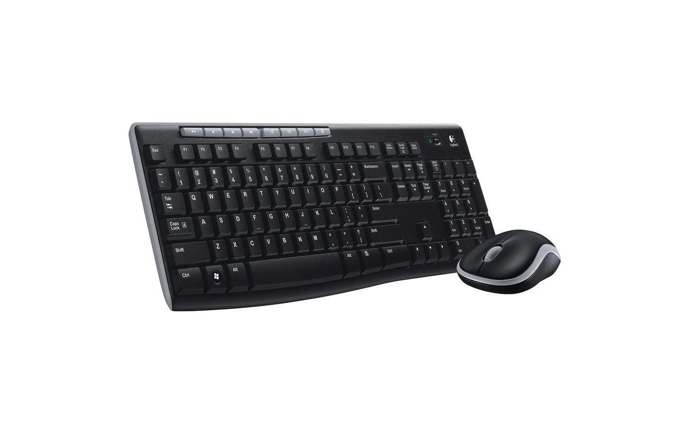 Logitech Tastatur- und Maus-Set »MK270 UK-Layout«, (Set, Tastatur-Maus-Set)