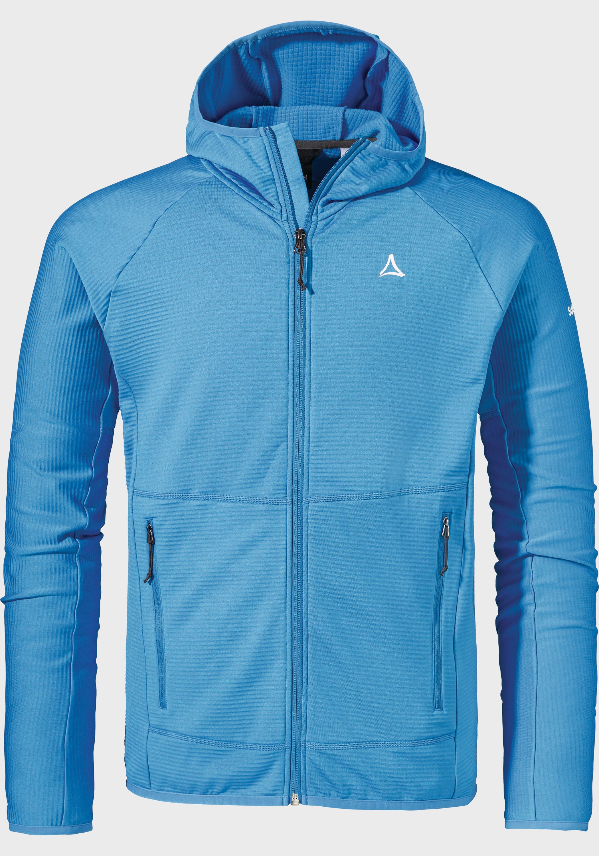 Schöffel 8275, Blau Fleecejacke "Fleece Hoody Style Cascata Mns" Mit Kapuze