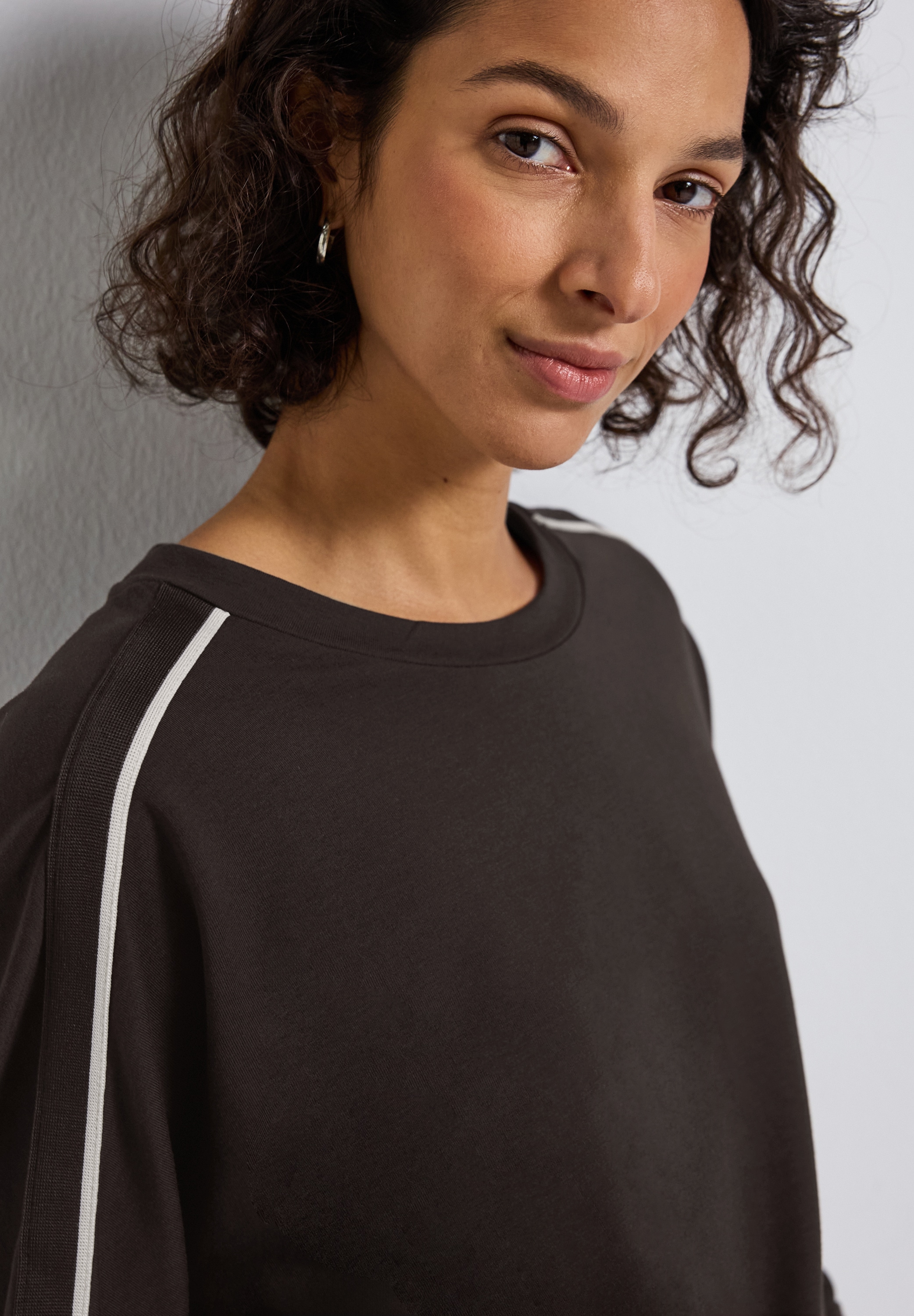 STREET ONE 3/4-Arm-Shirt, mit Galonstreifen